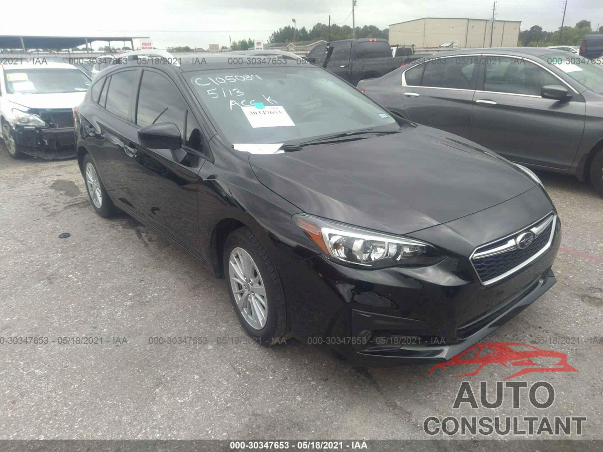 SUBARU IMPREZA 2018 - 4S3GTAD65J3700929