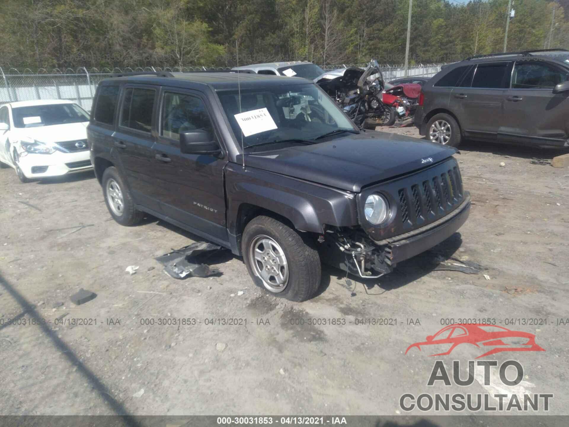 JEEP PATRIOT 2017 - 1C4NJPBA1HD134151