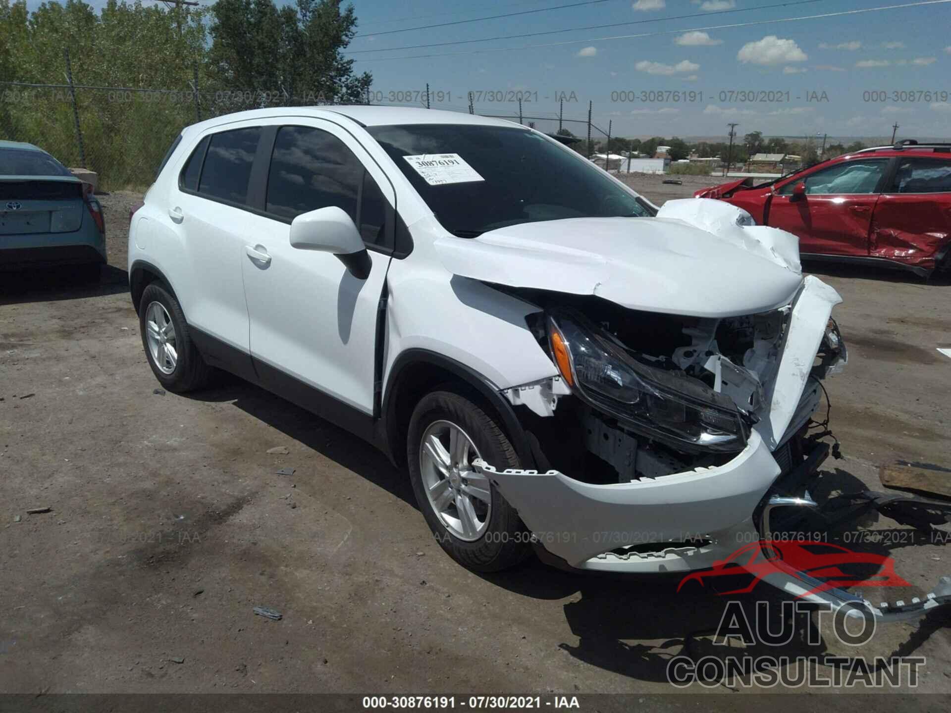 CHEVROLET TRAX 2020 - KL7CJKSB3LB092991