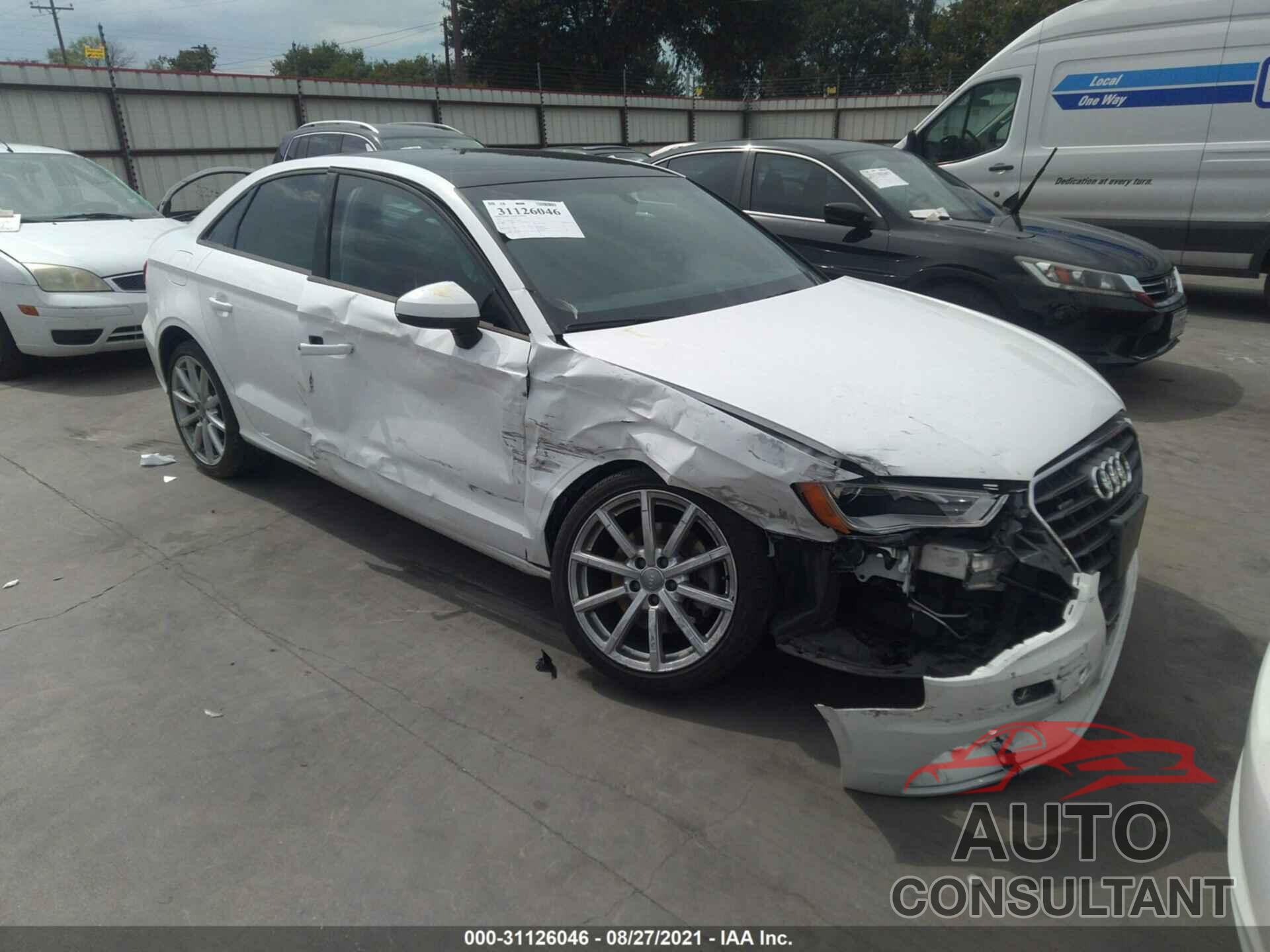 AUDI A3 2016 - WAUB8GFF1G1114919