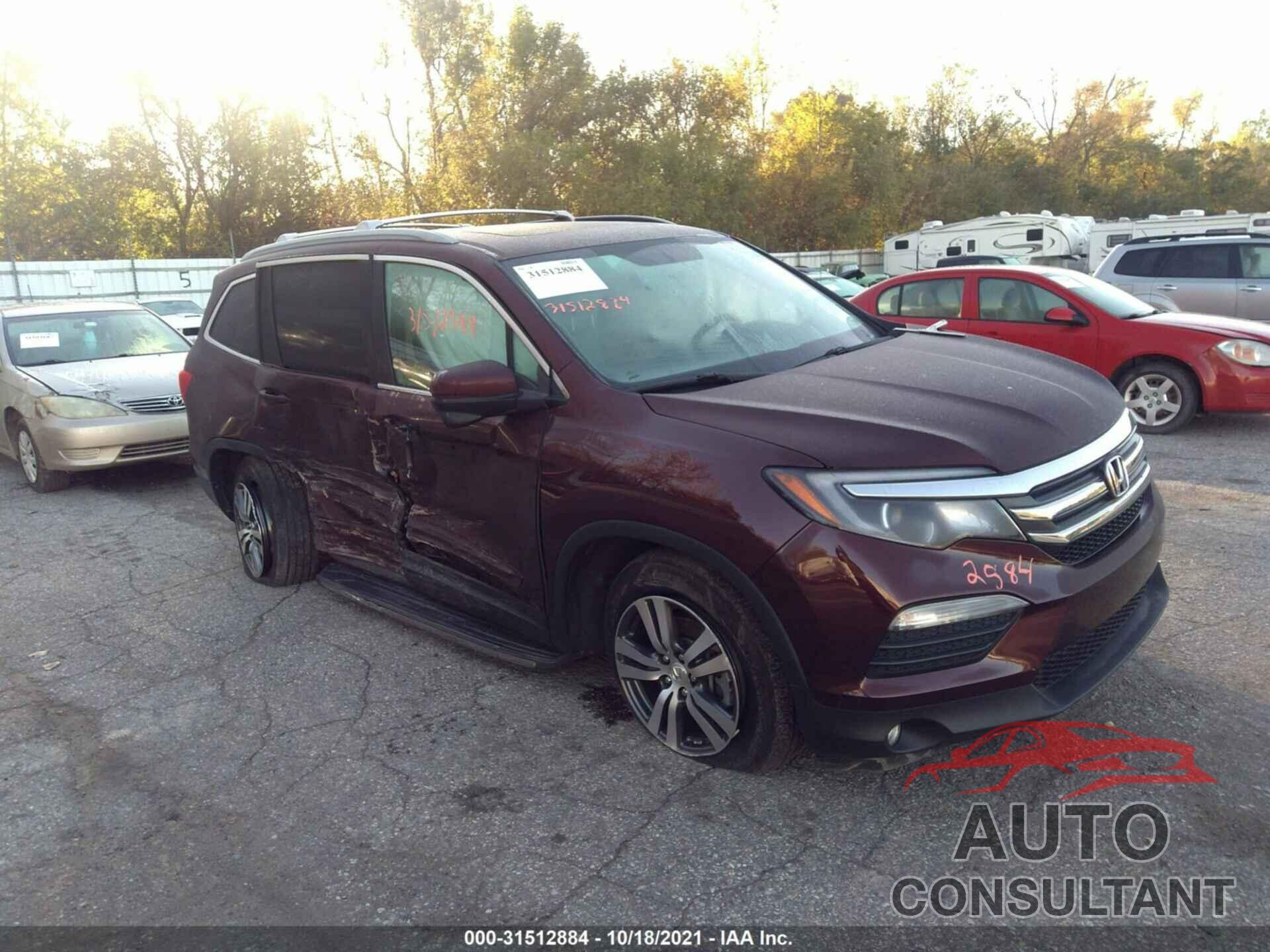 HONDA PILOT 2017 - 5FNYF6H5XHB060479