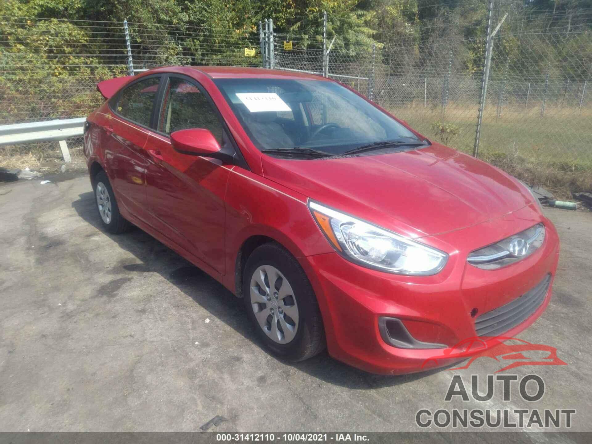 HYUNDAI ACCENT 2016 - KMHCT4AE7GU075377