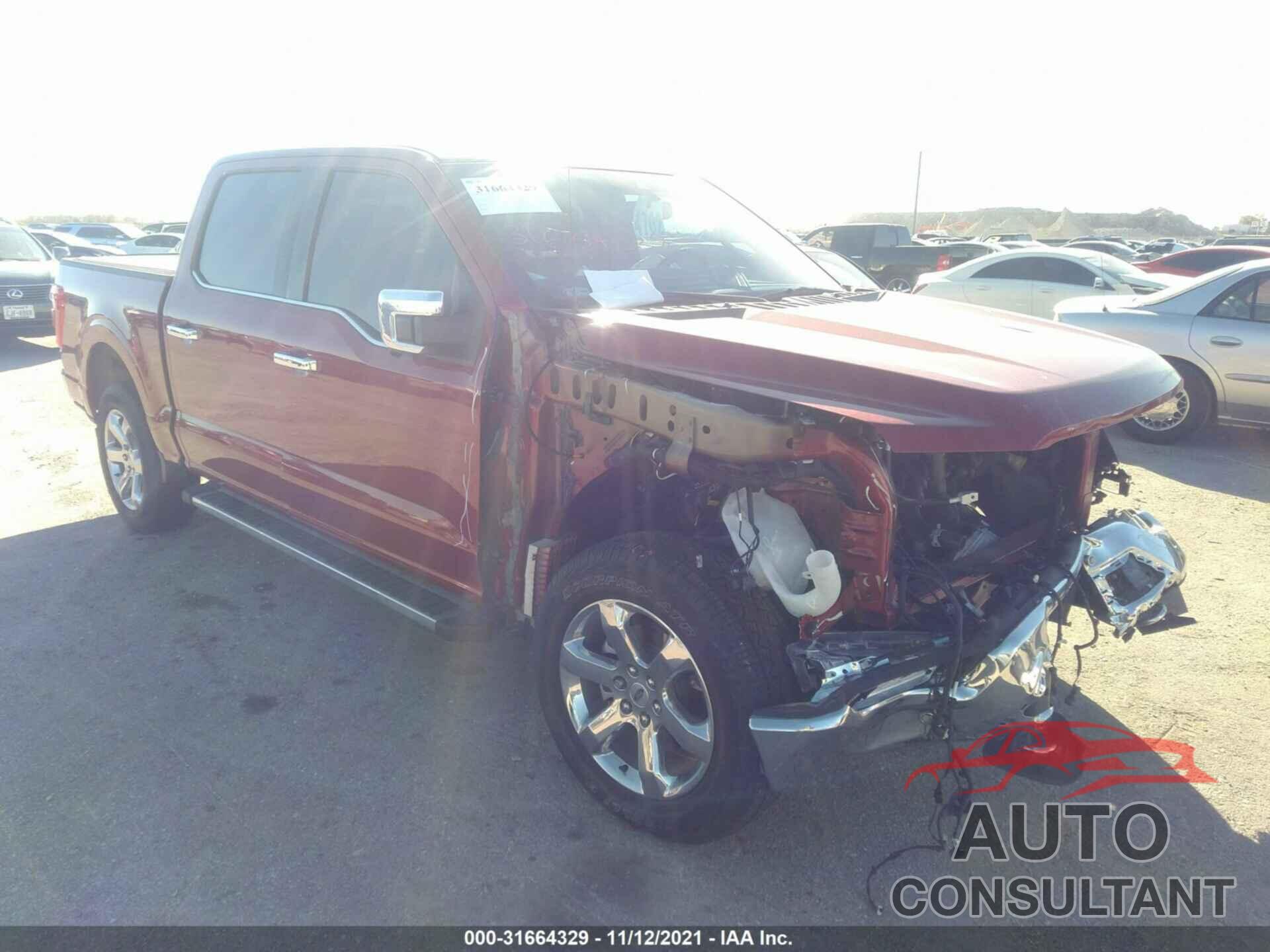FORD F-150 2021 - 1FTFW1E86MKD25789