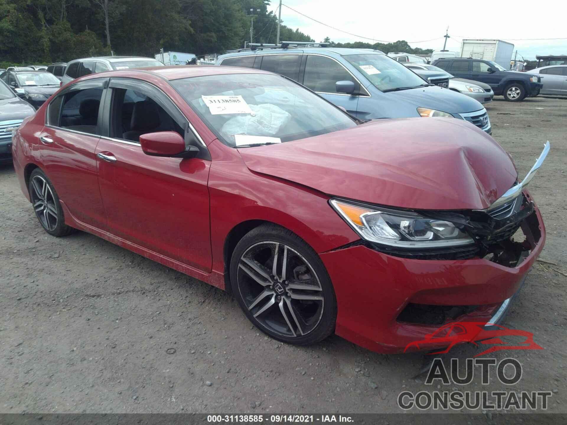 HONDA ACCORD SEDAN 2017 - 1HGCR2F17HA005458