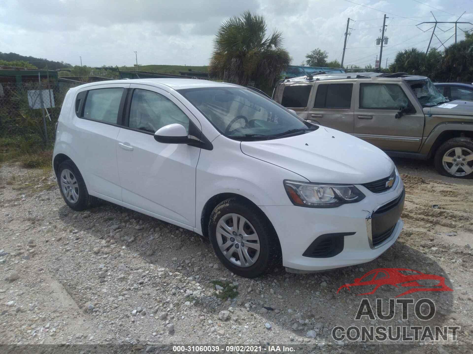 CHEVROLET SONIC 2017 - 1G1JG6SH3H4166774