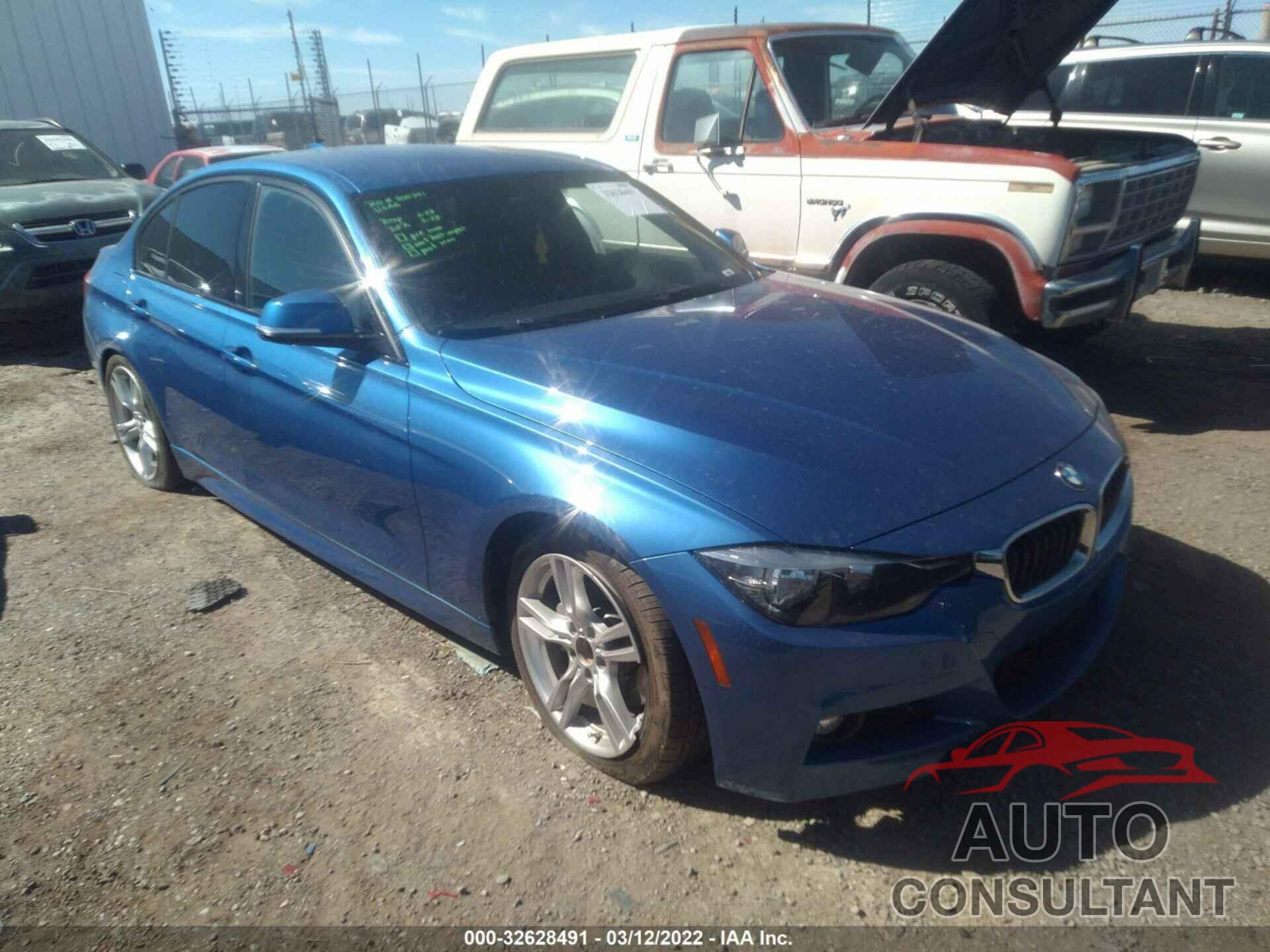 BMW 3 SERIES 2016 - WBA8E9C53GK647309