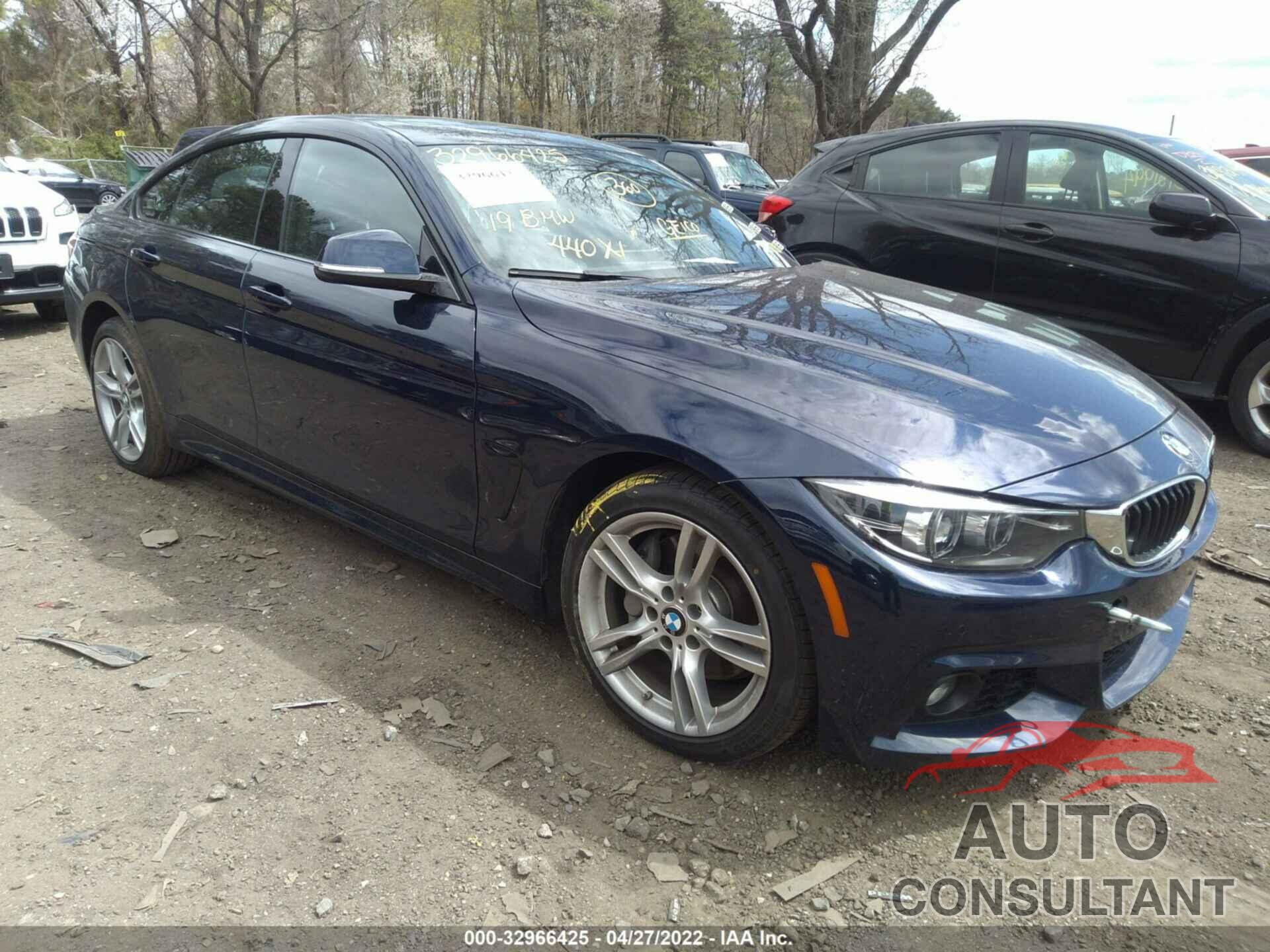 BMW 4 SERIES 2019 - WBA4J7C59KBM76122