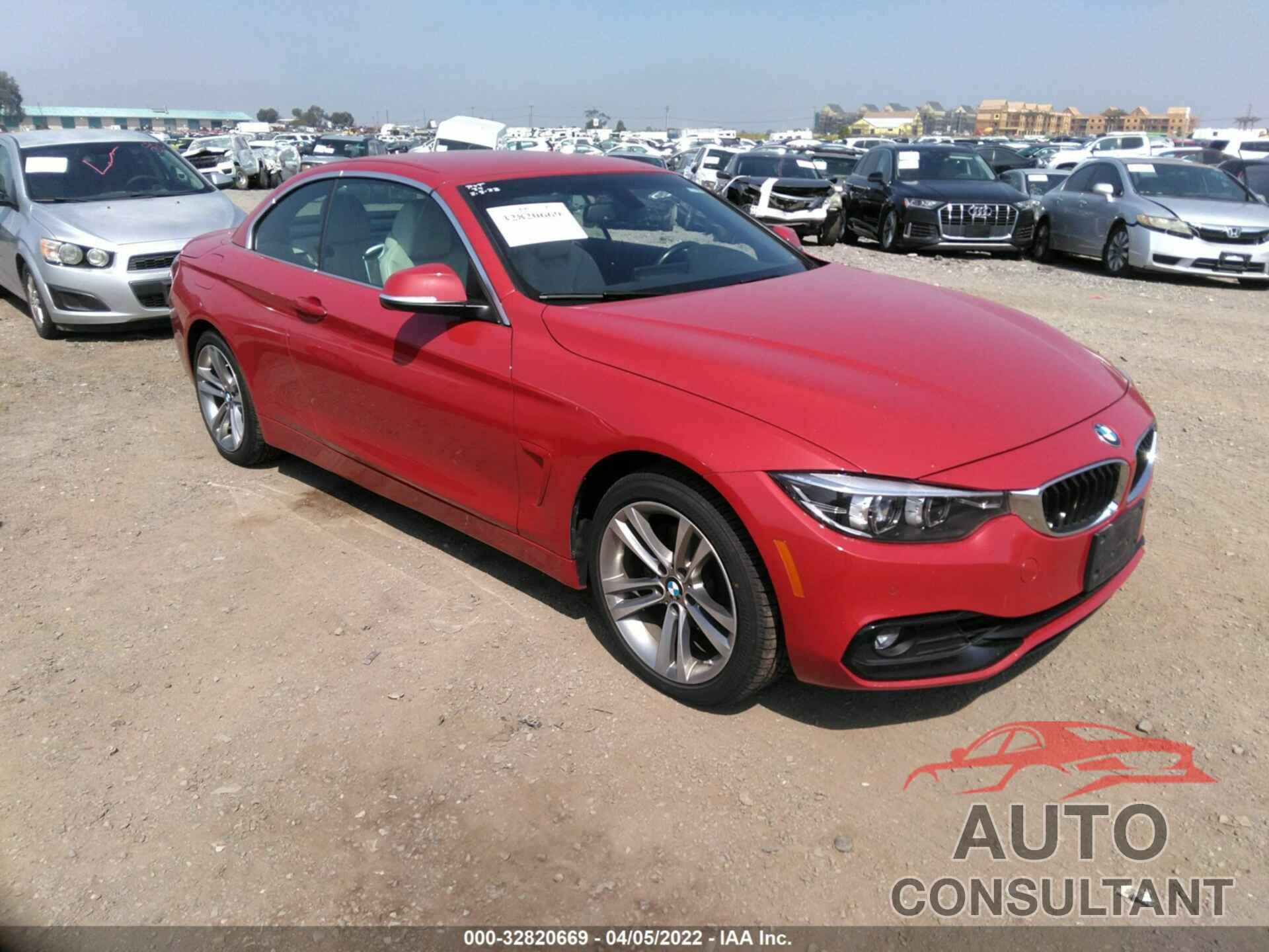 BMW 4 SERIES 2018 - WBA4Z3C57JEC48119