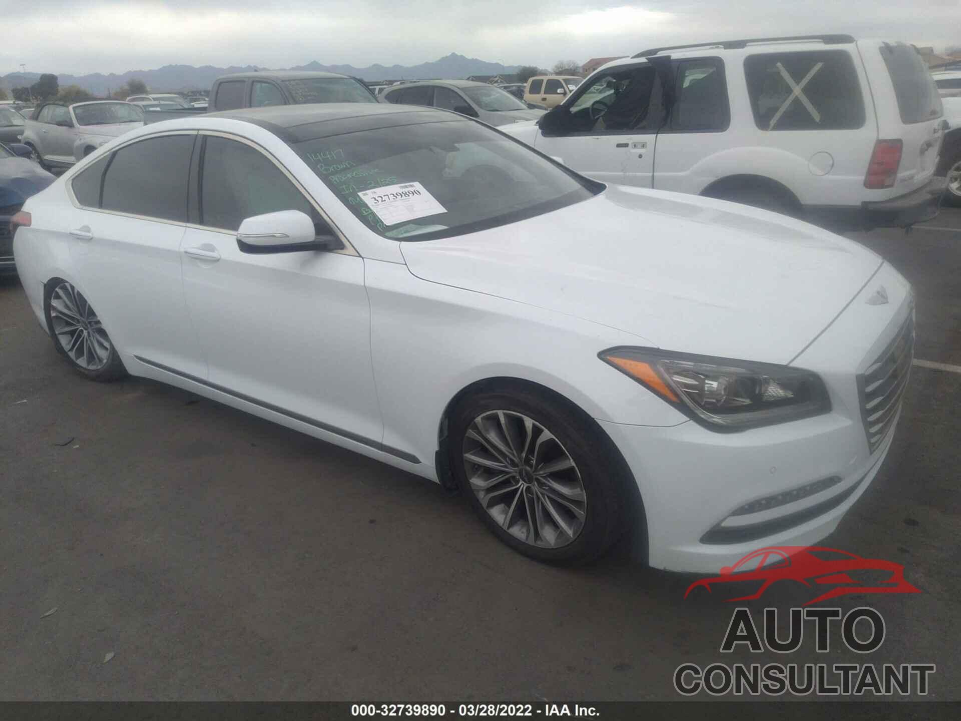 HYUNDAI GENESIS 2016 - KMHGN4JE4GU127897