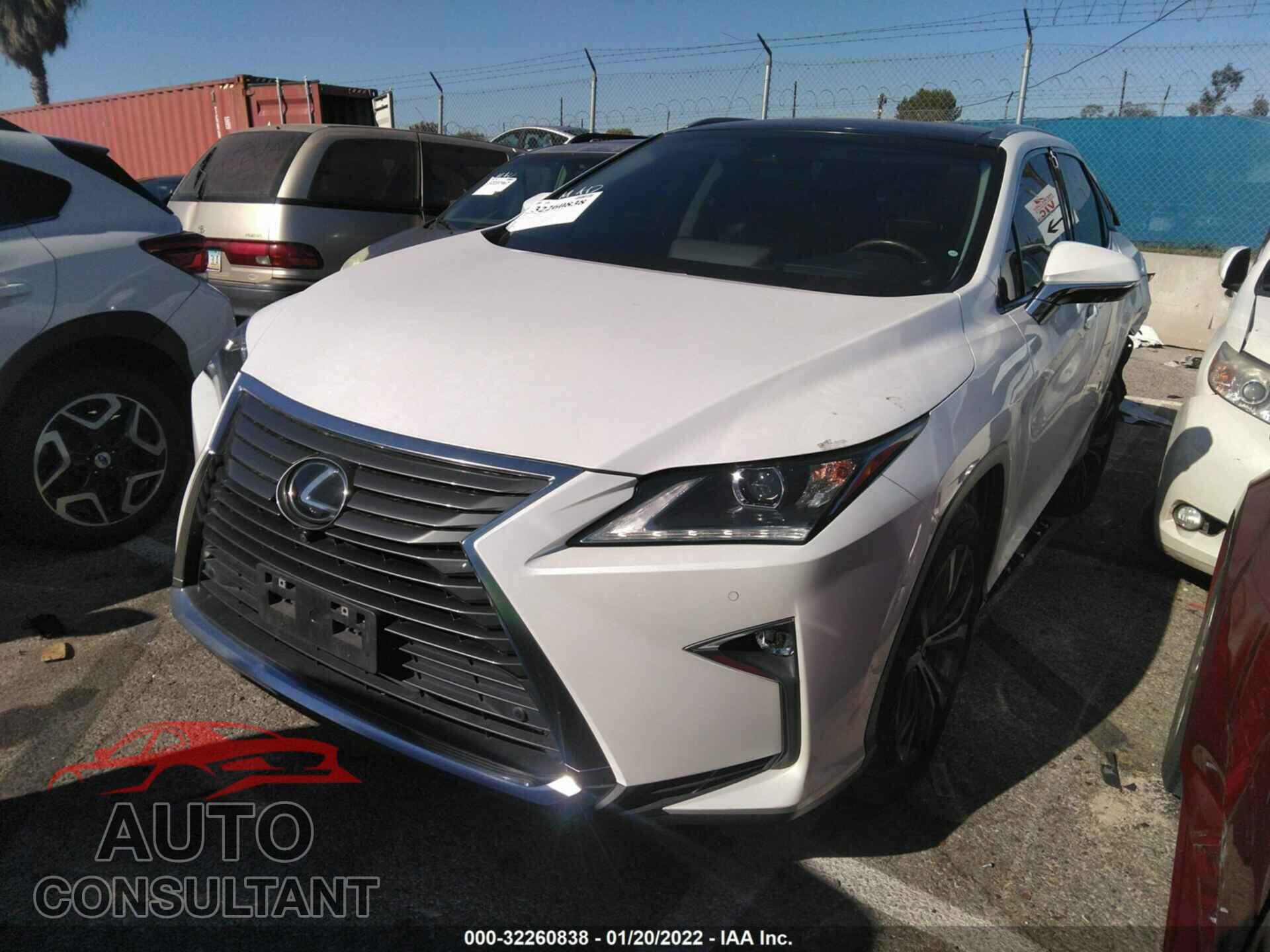 LEXUS RX 2017 - 2T2ZZMCA4HC038661