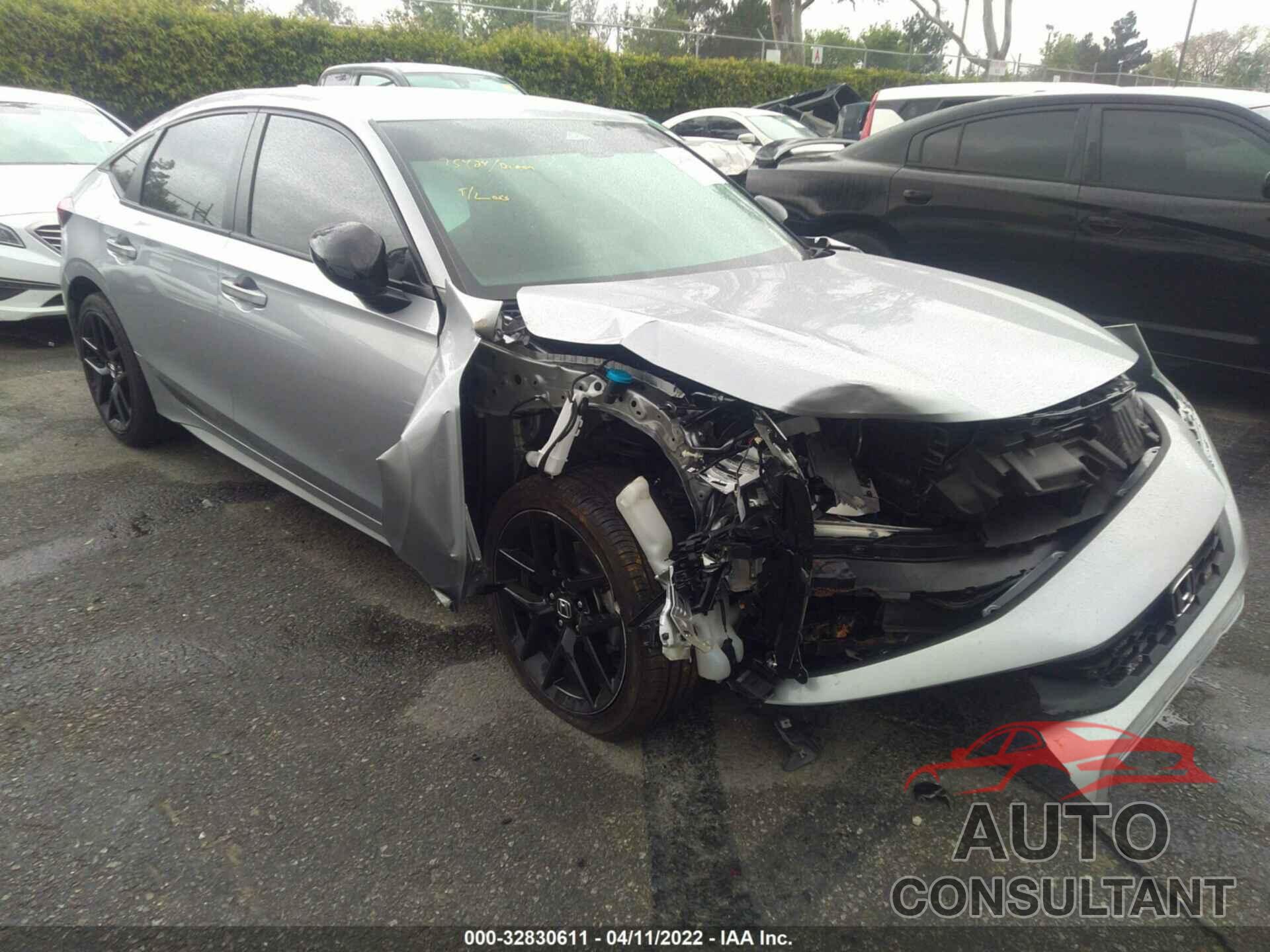 HONDA CIVIC HATCHBACK 2022 - 19XFL2H89NE007745