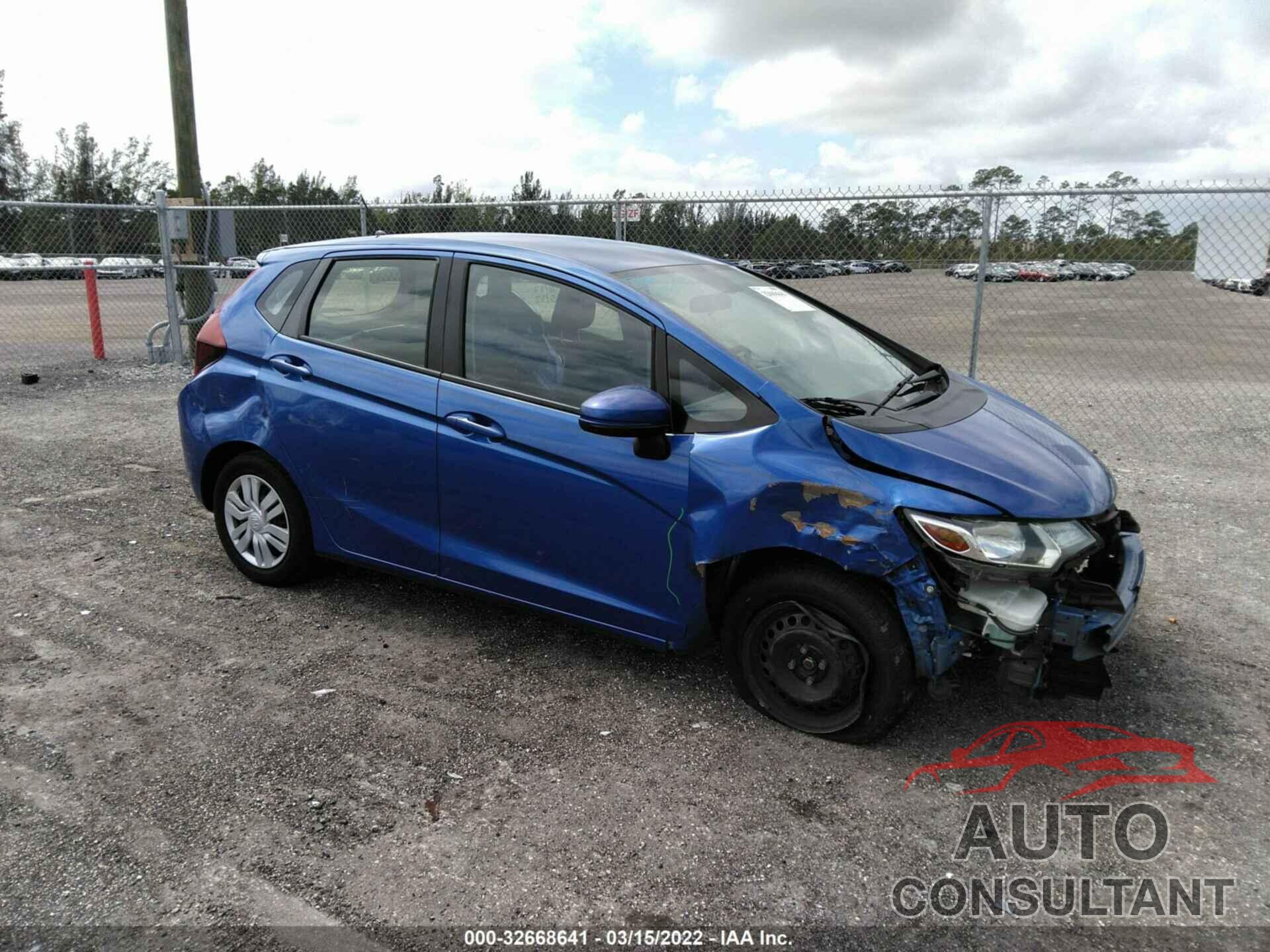 HONDA FIT 2016 - JHMGK5H52GX020451