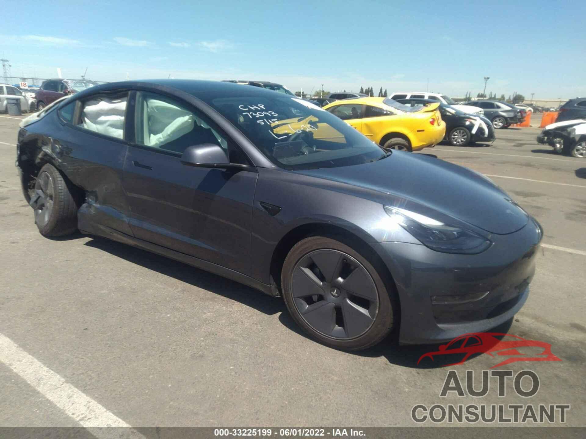 TESLA MODEL 3 2022 - 5YJ3E1EB7NF202437