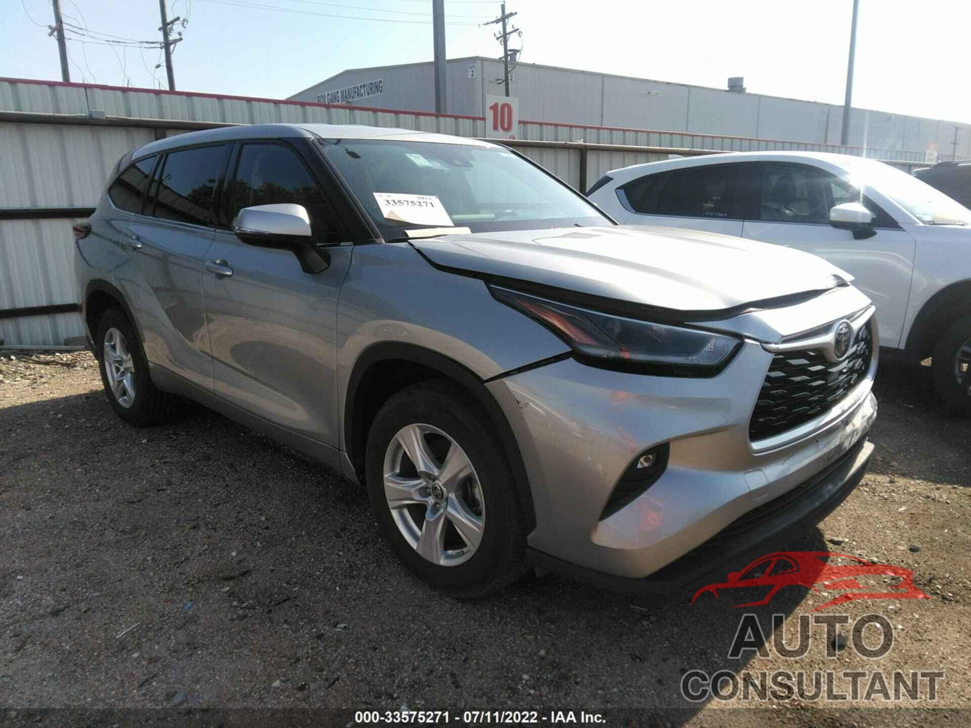 TOYOTA HIGHLANDER 2021 - 5TDZZRAH6MS065802