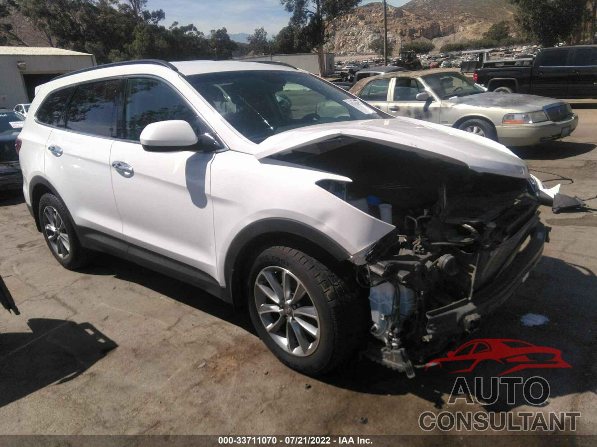 HYUNDAI SANTA FE 2017 - KM8SM4HF8HU223092