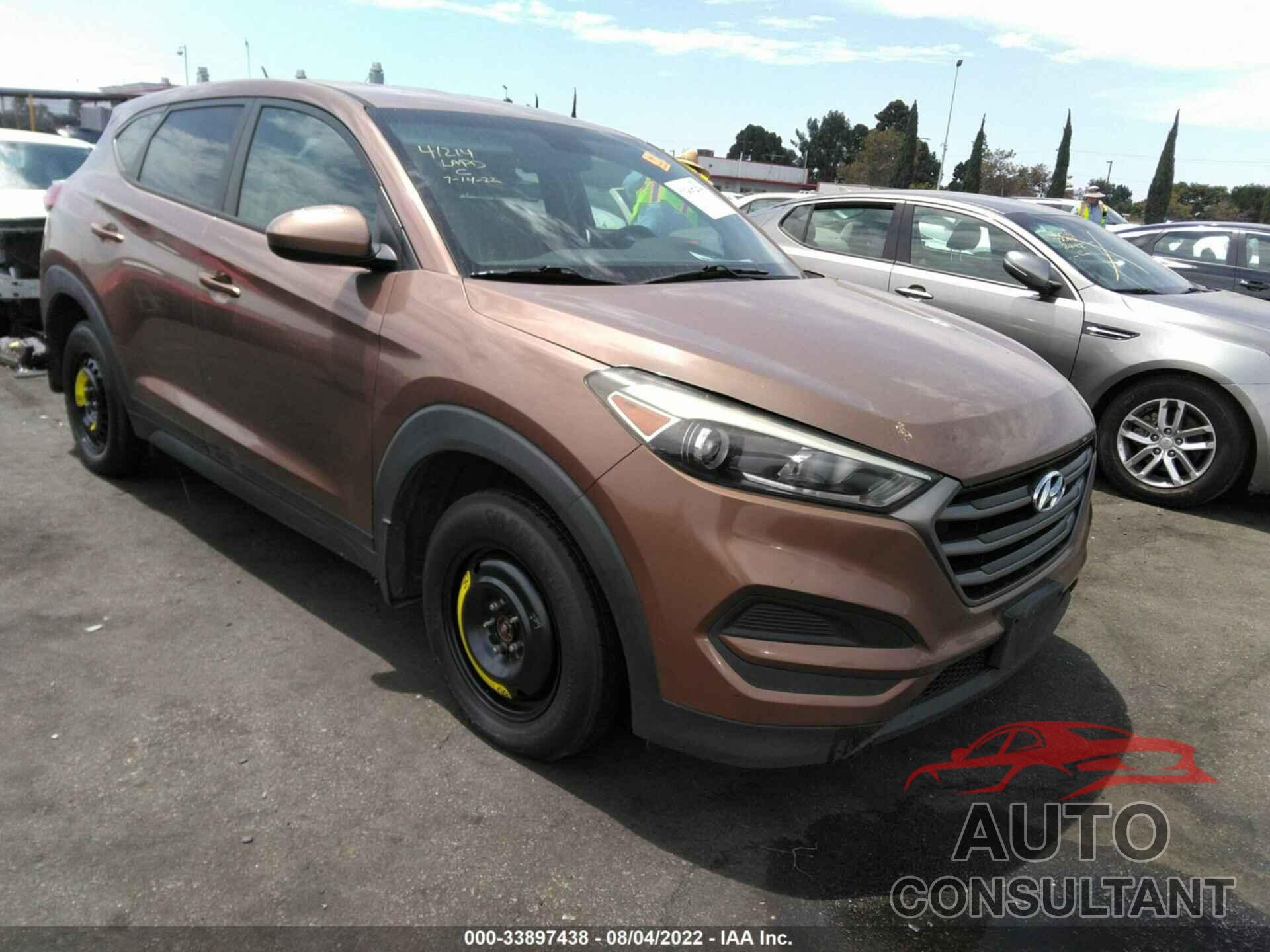 HYUNDAI TUCSON 2016 - KM8J23A40GU108800