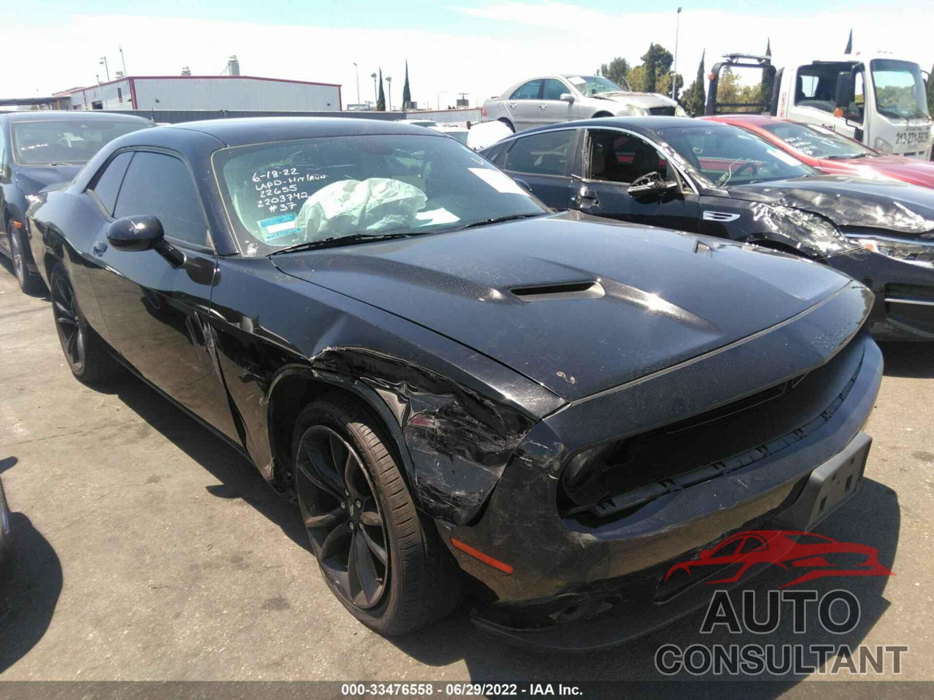 DODGE CHALLENGER 2018 - 2C3CDZAG3JH334185