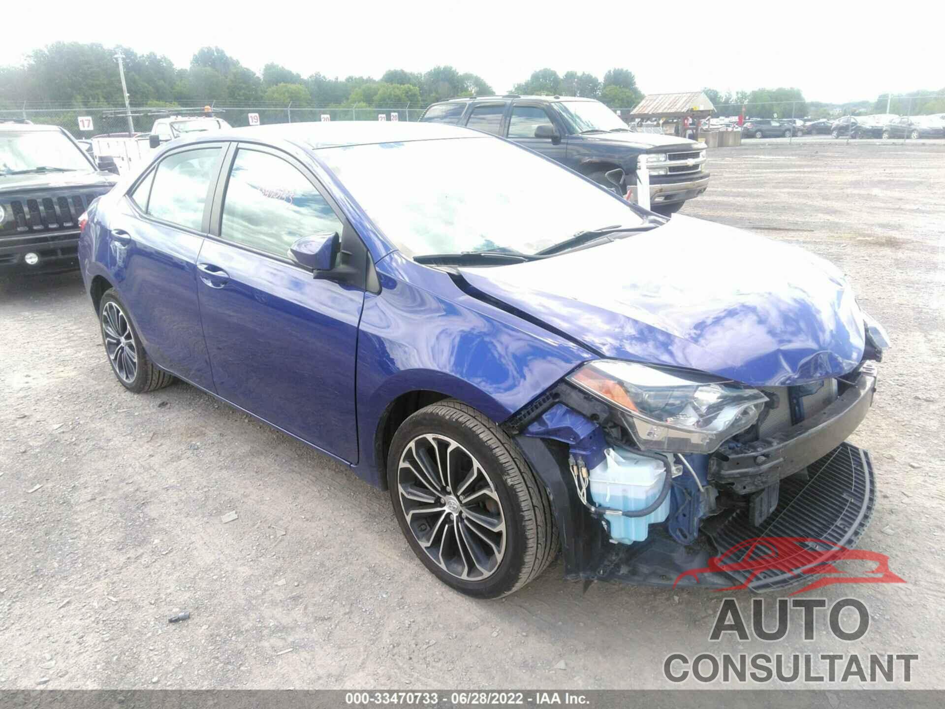 TOYOTA COROLLA 2016 - 2T1BURHE1GC573863