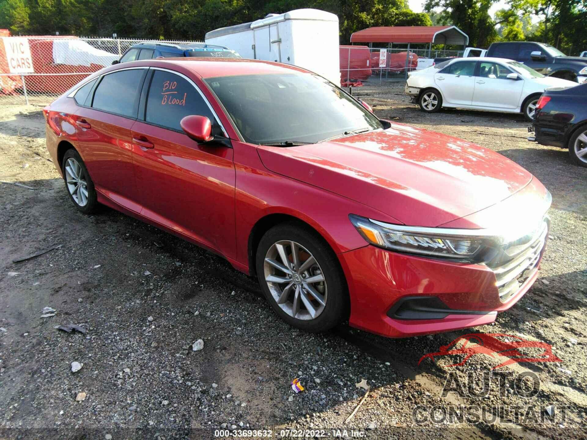 HONDA ACCORD SEDAN 2021 - 1HGCV1F17MA028478