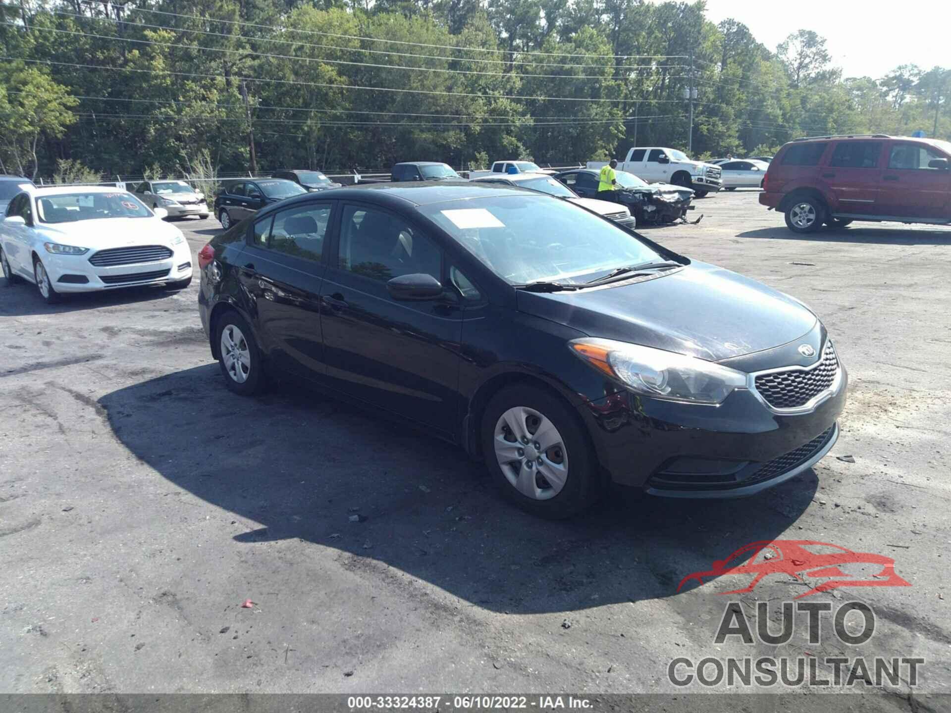 KIA FORTE 2016 - KNAFK4A65G5458254