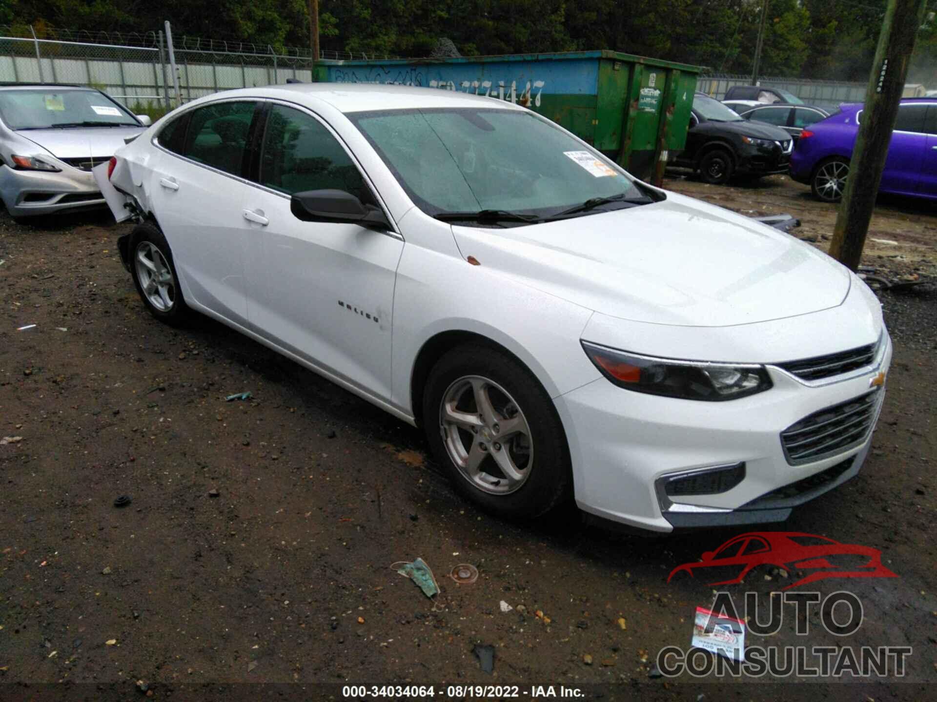 CHEVROLET MALIBU 2016 - 1G1ZB5ST9GF297632