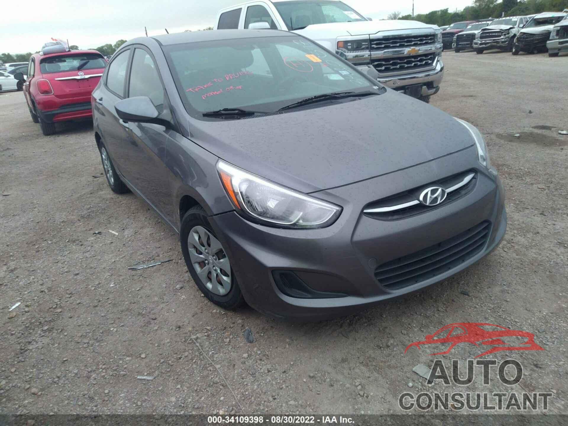 HYUNDAI ACCENT 2016 - KMHCT4AE3GU961132