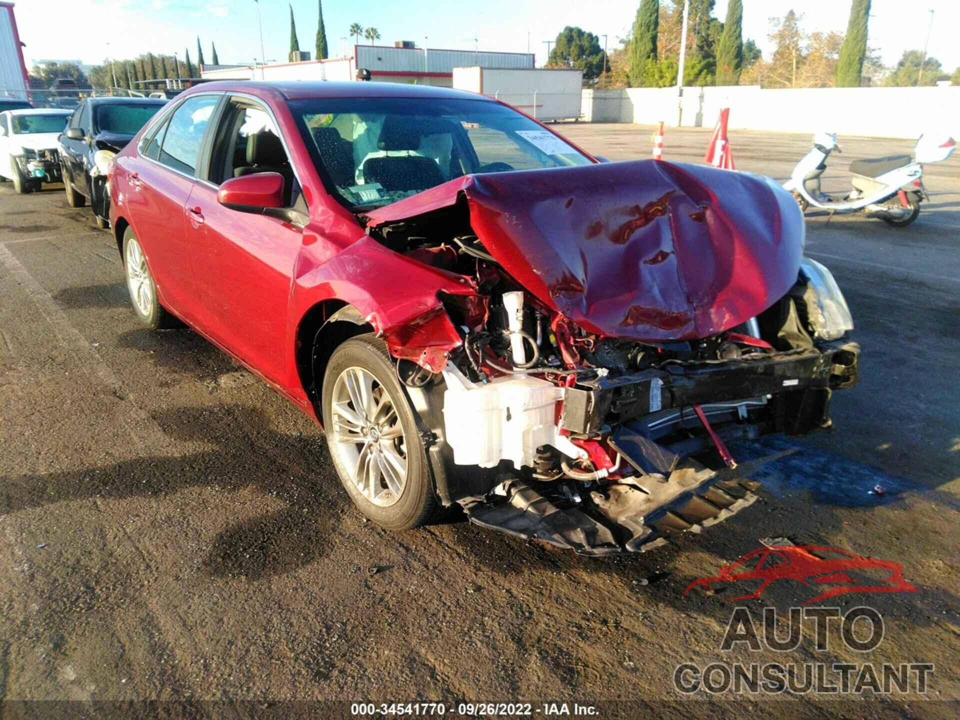 TOYOTA CAMRY 2016 - 4T1BF1FK1GU507865