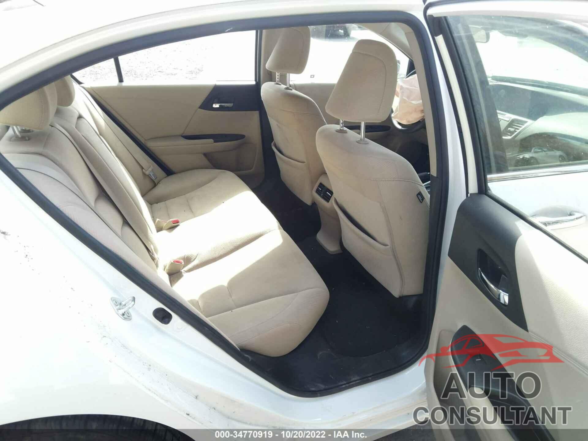 HONDA ACCORD HYBRID 2017 - JHMCR6F32HC019021