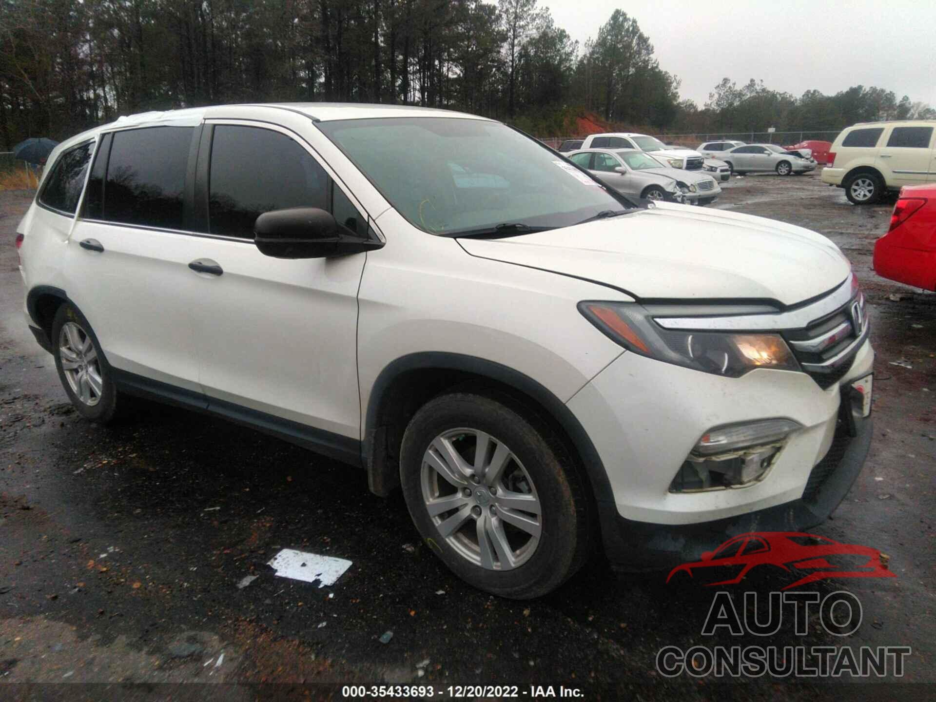 HONDA PILOT 2017 - 5FNYF5H10HB039356
