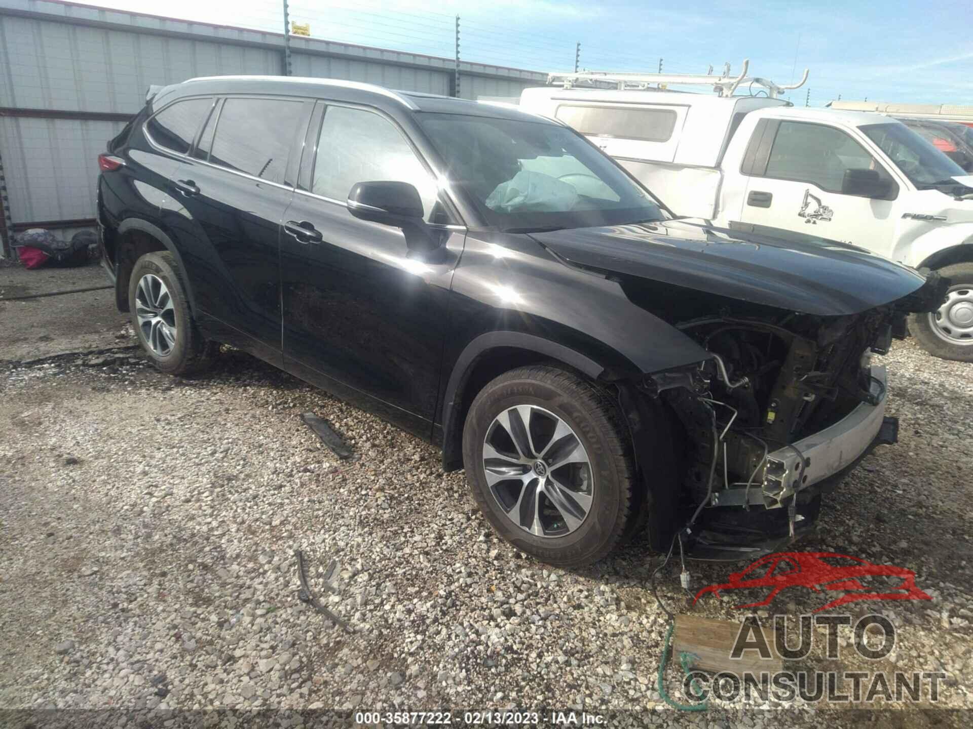 TOYOTA HIGHLANDER 2021 - 5TDGZRBH6MS065420