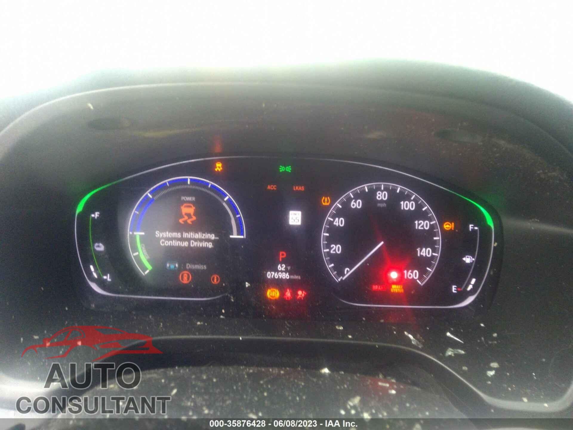 HONDA INSIGHT 2019 - 19XZE4F58KE028156