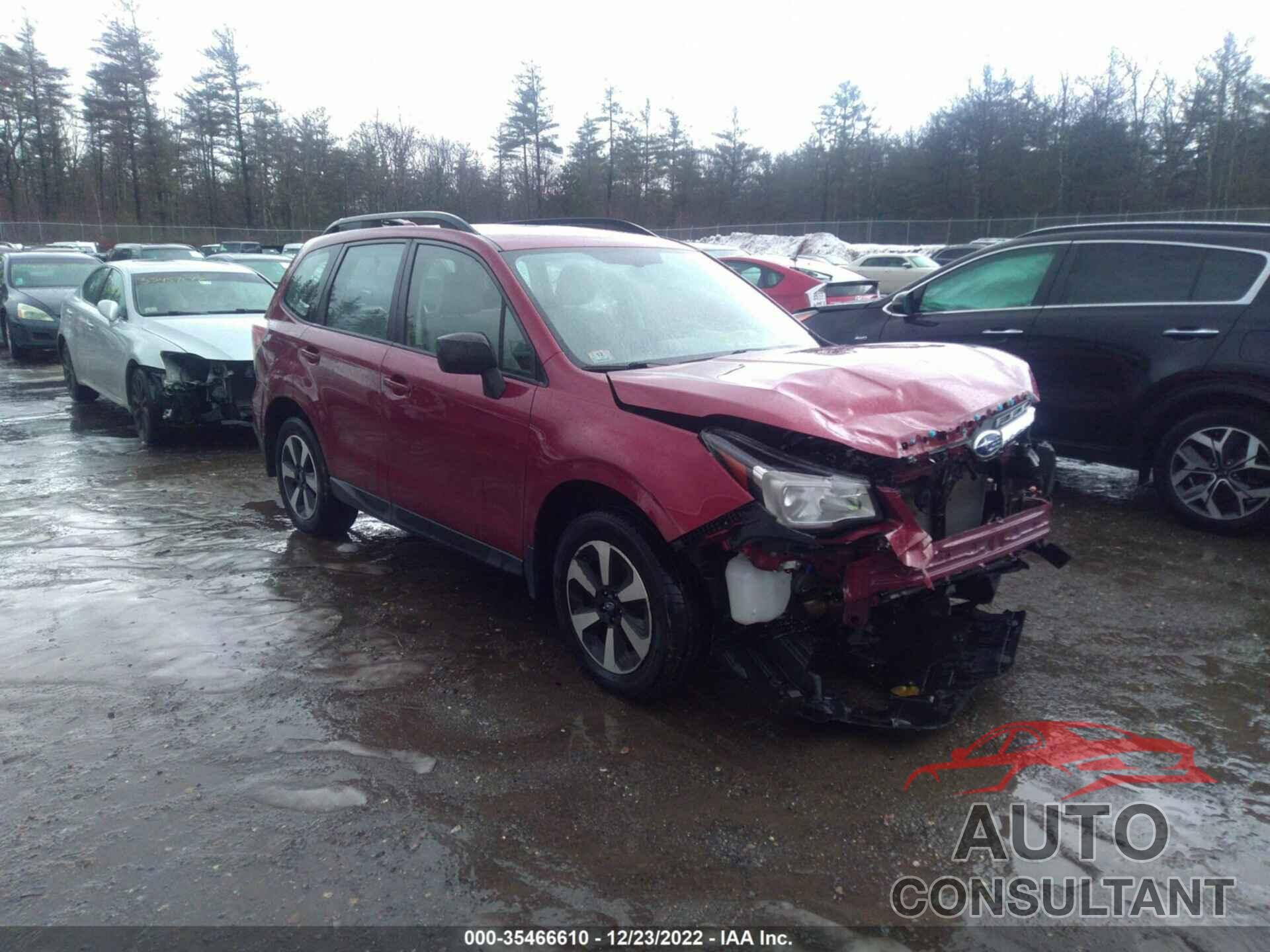 SUBARU FORESTER 2017 - JF2SJABC4HH408647