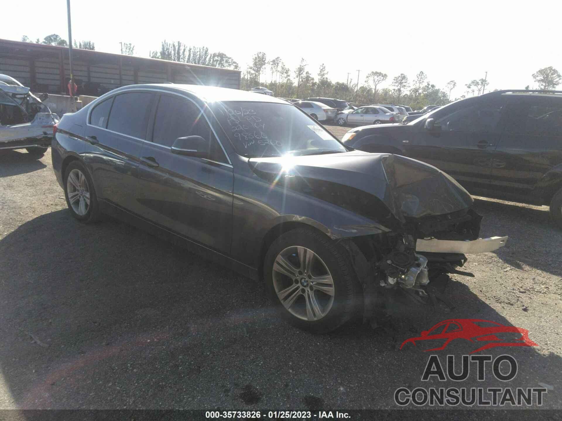 BMW 3 SERIES 2017 - WBA8B9G31HNU55260