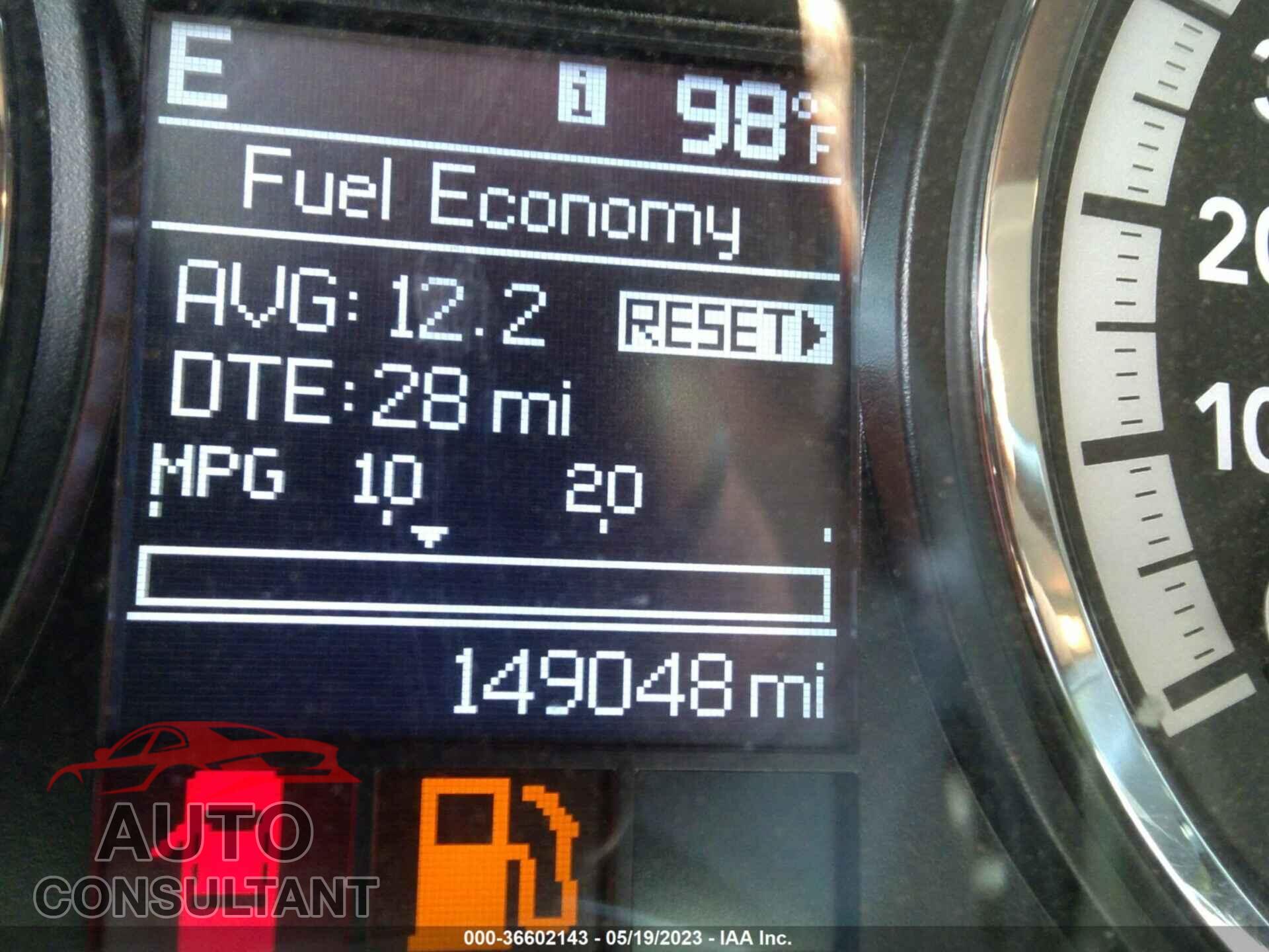 RAM 1500 2011 - 1D7RV1CT5BS643302