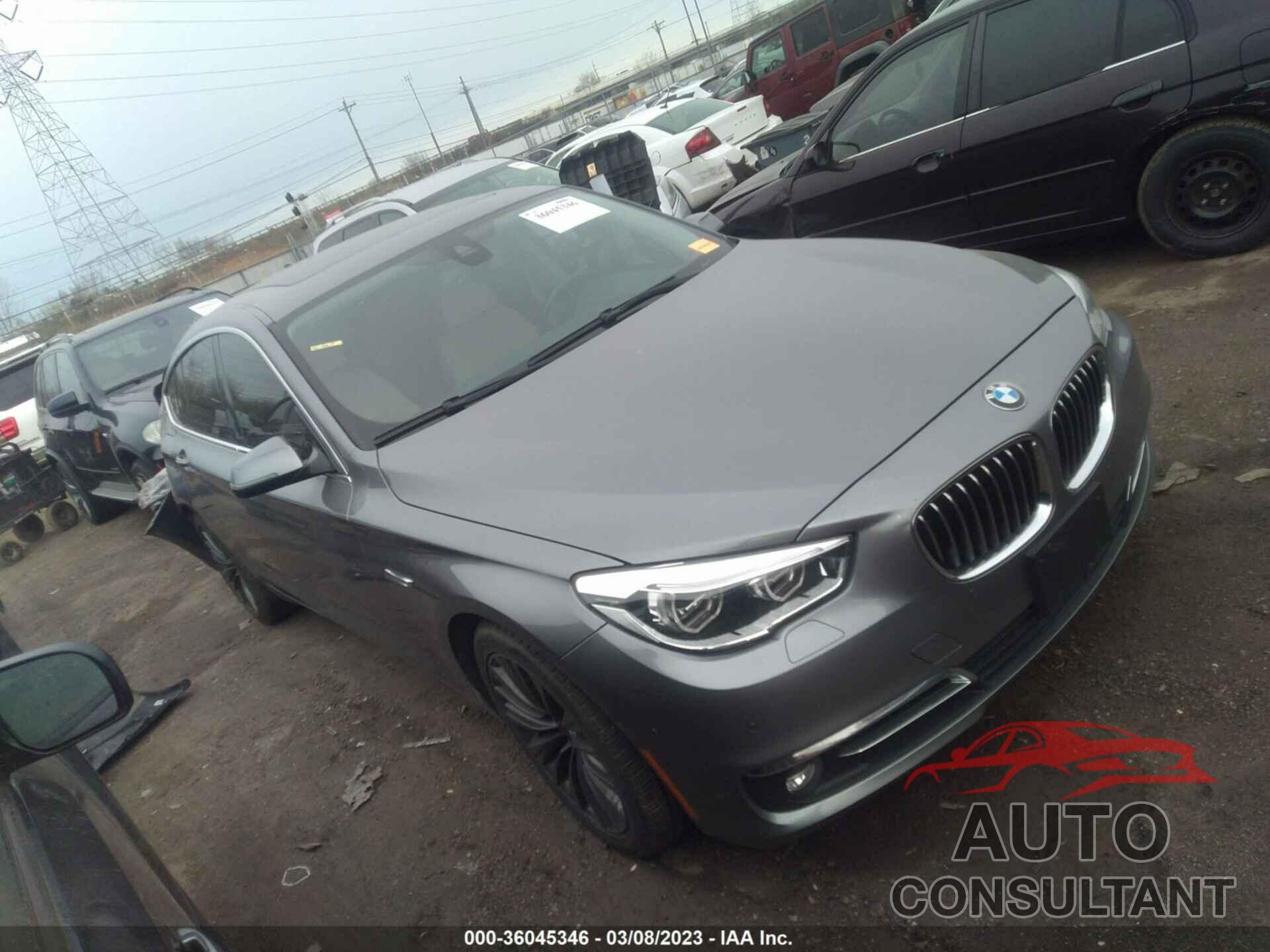 BMW 5 SERIES GRAN TURISMO 2015 - WBA5M0C51FD085091