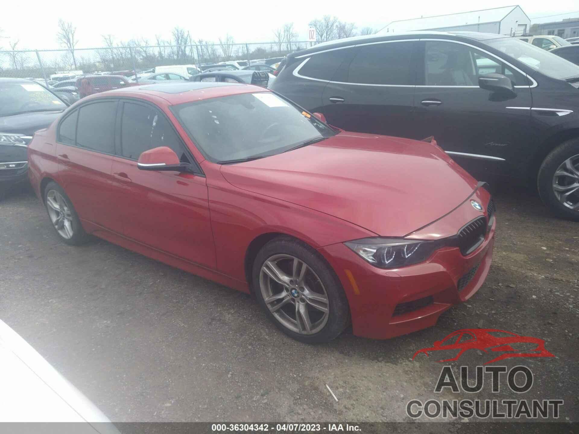 BMW 3 SERIES 2014 - WBA3B5G51ENS11544