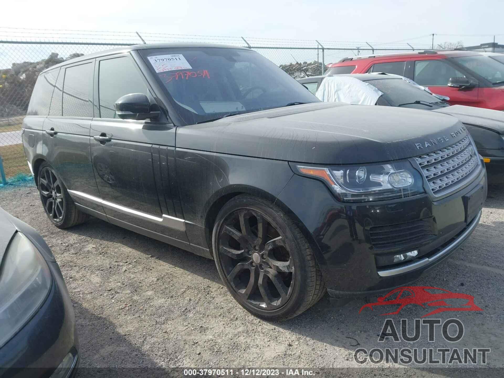 LAND ROVER RANGE ROVER 2016 - SALGS2KF8GA310786