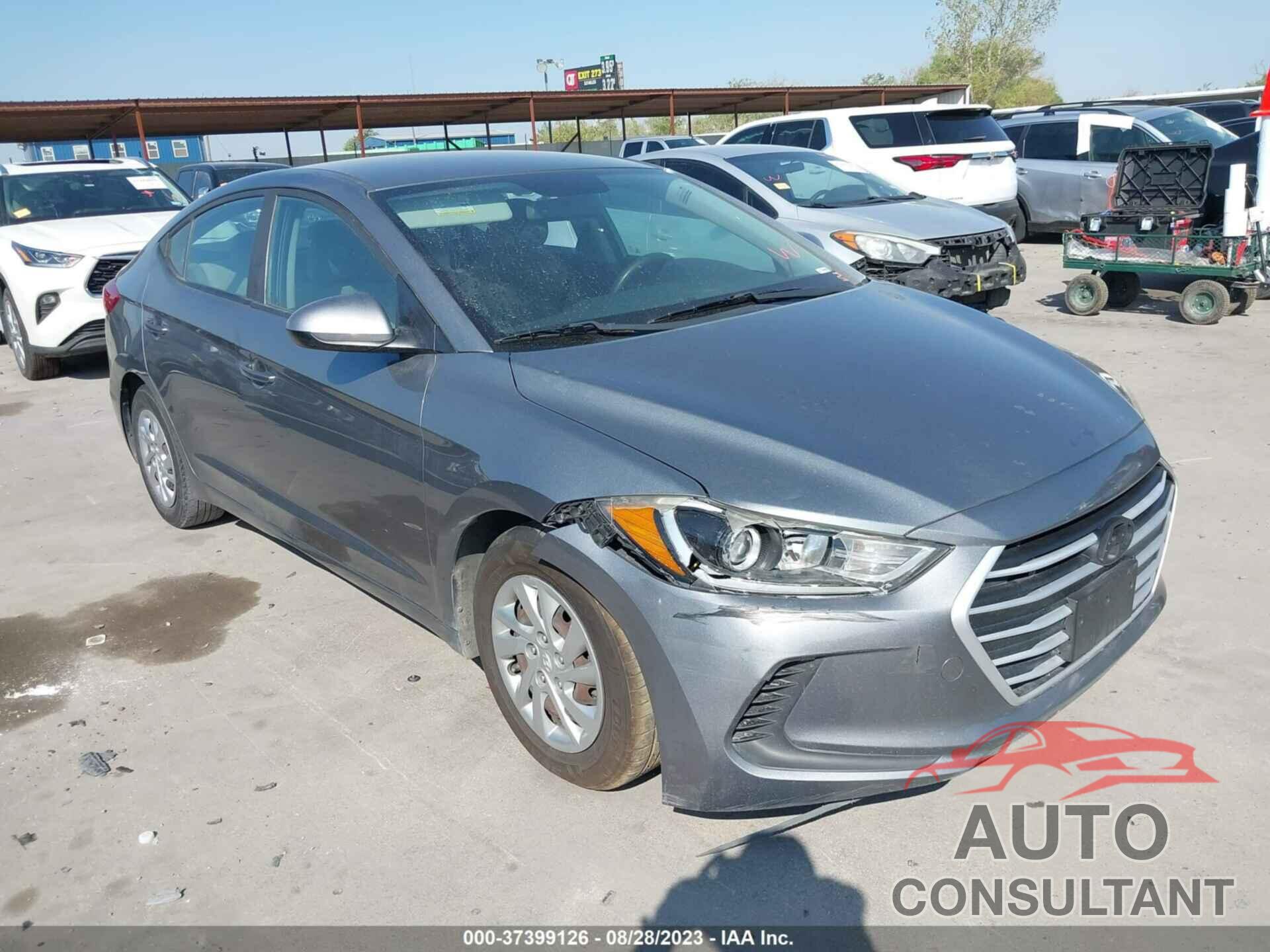 HYUNDAI ELANTRA 2018 - KMHD74LF7JU538124