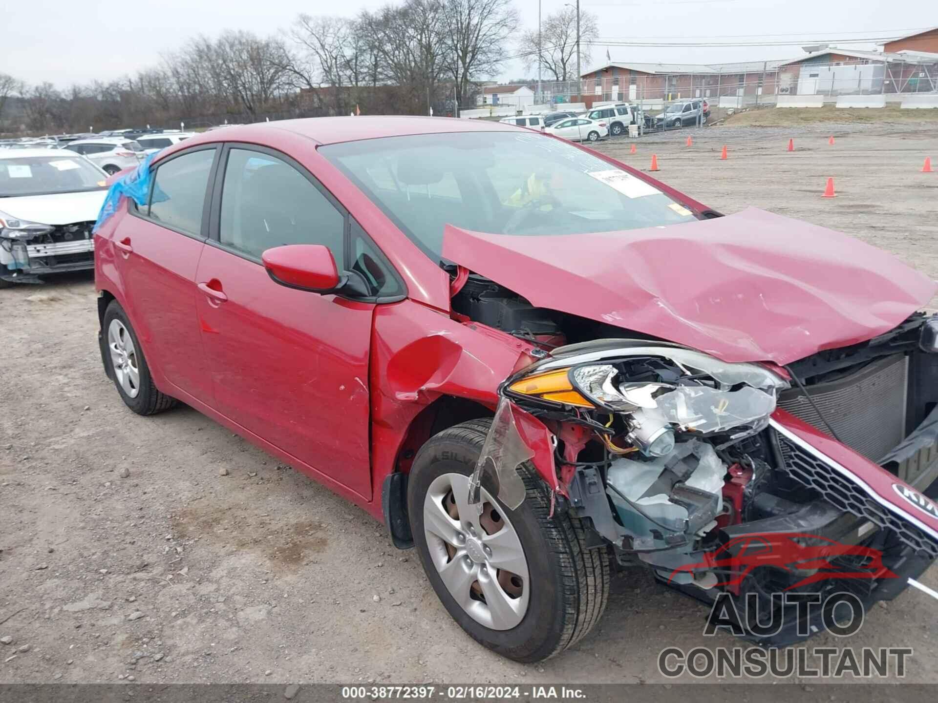 KIA FORTE 2016 - KNAFK4A65G5594836