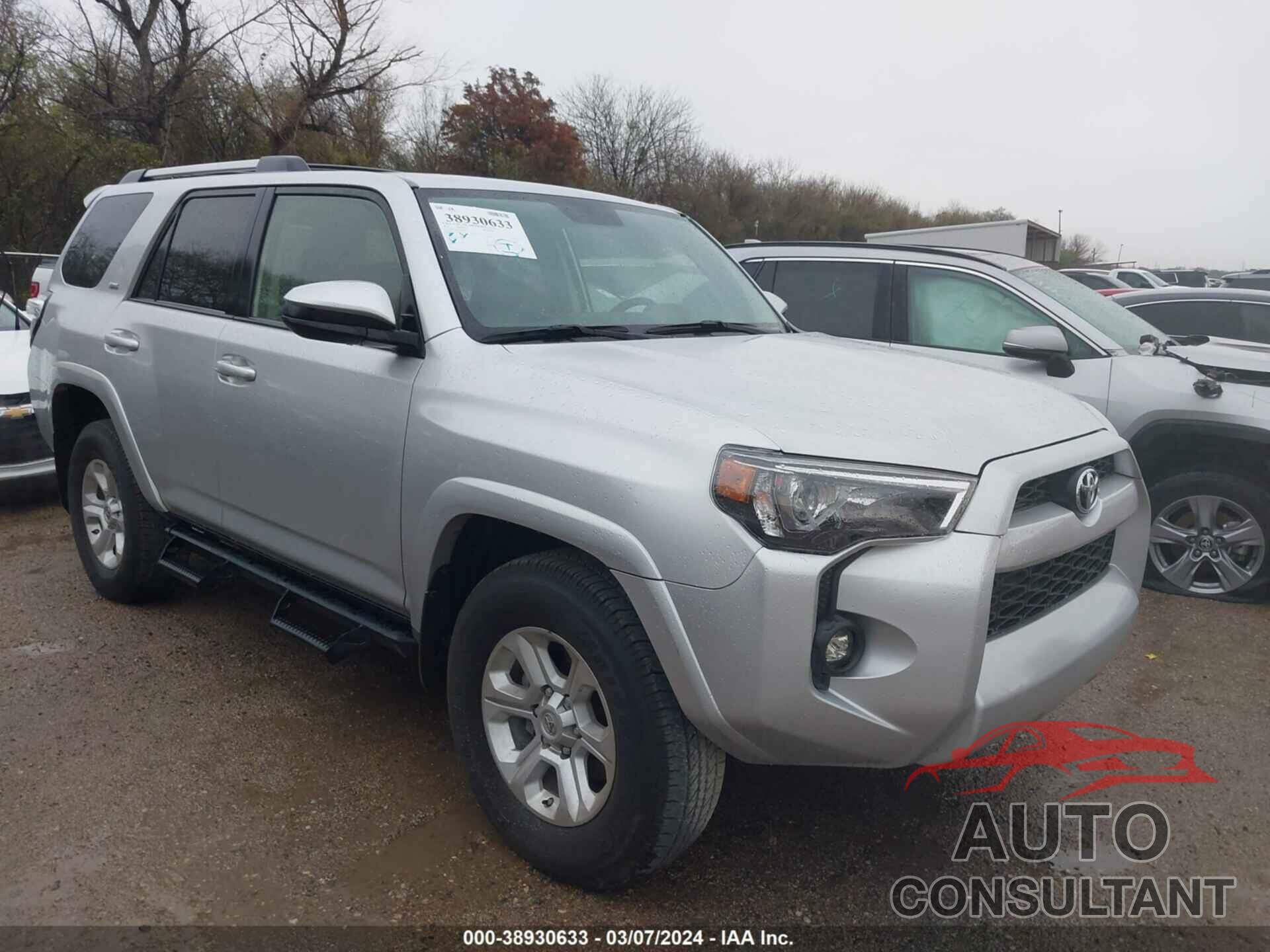 TOYOTA 4RUNNER 2019 - JTEZU5JR2K5212812