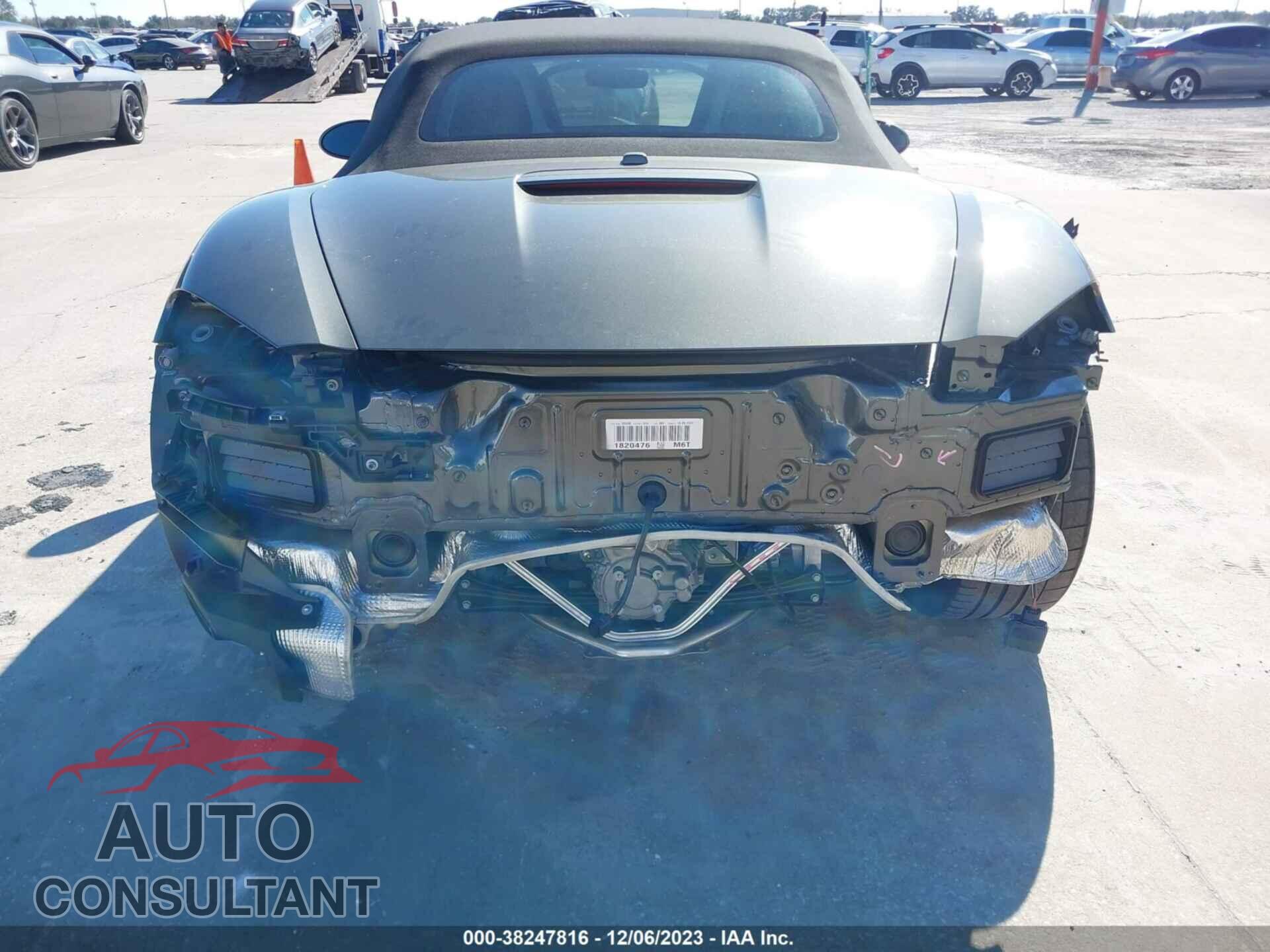 PORSCHE BOXSTER 2022 - WP0CD2A86NS228789