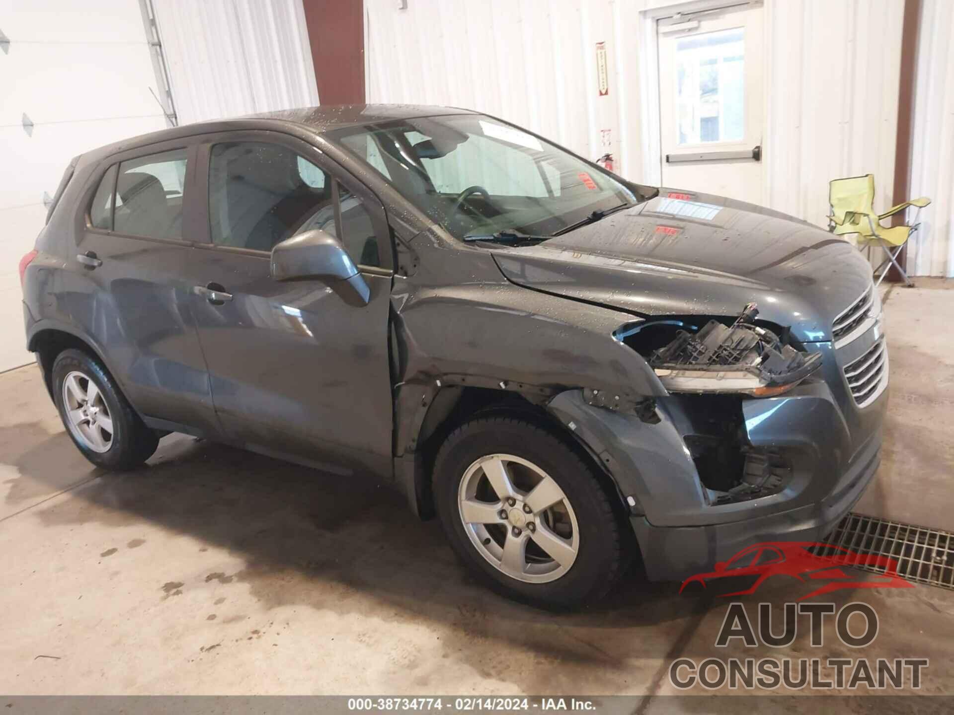 CHEVROLET TRAX 2016 - 3GNCJNSB3GL276778