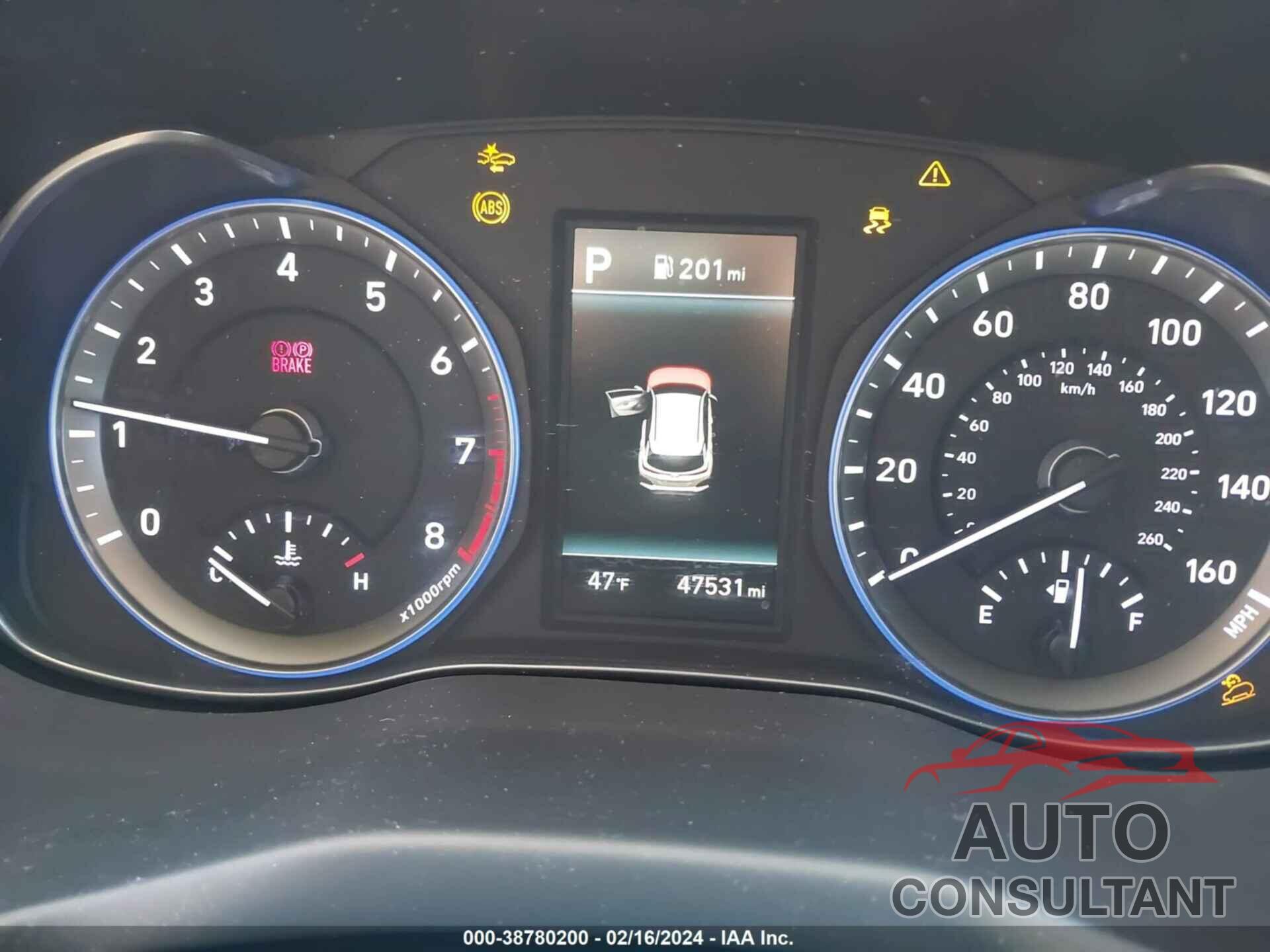 HYUNDAI KONA 2020 - KM8K5CA57LU500526