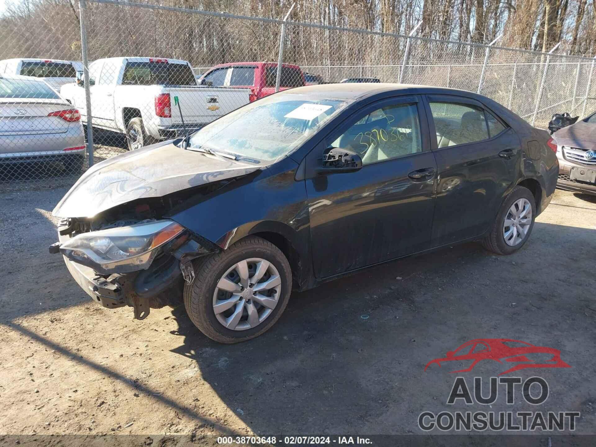 TOYOTA COROLLA 2016 - 5YFBURHE2GP507886