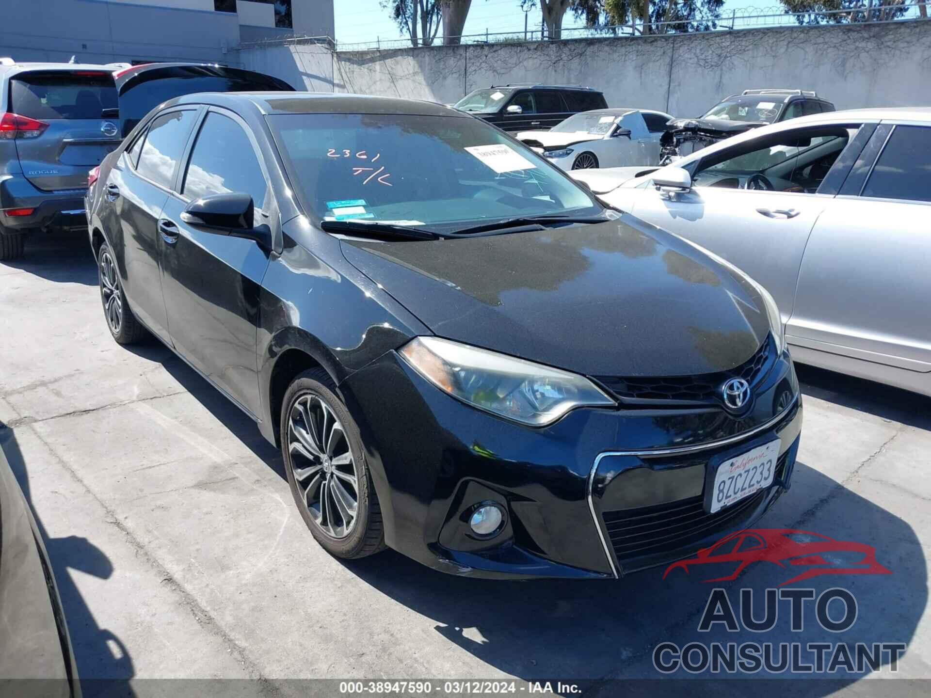 TOYOTA COROLLA 2016 - 5YFBURHE2GP371419