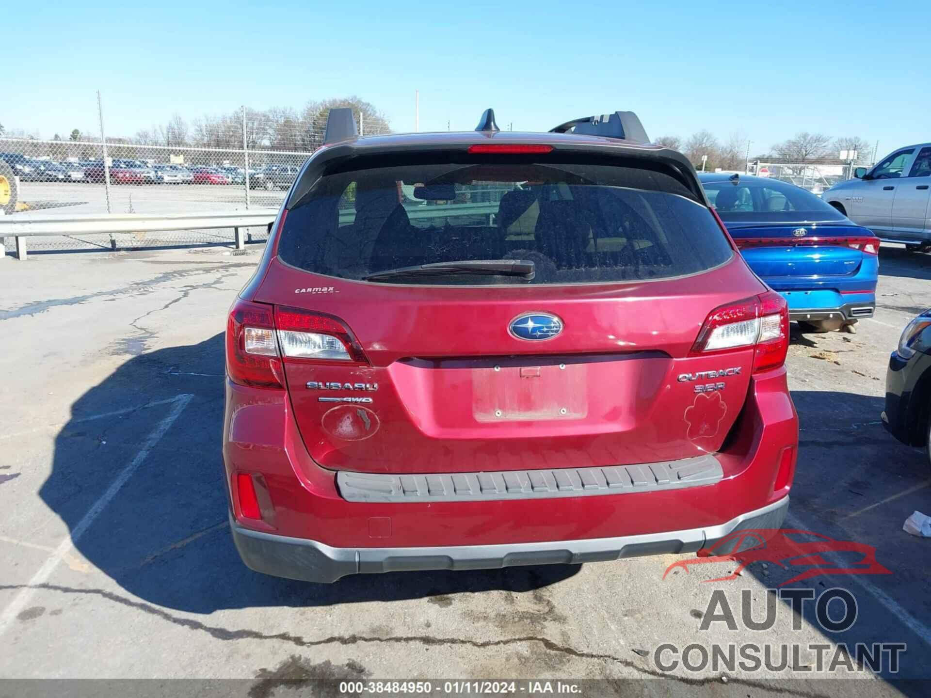 SUBARU OUTBACK 2016 - 4S4BSENC3G3282948