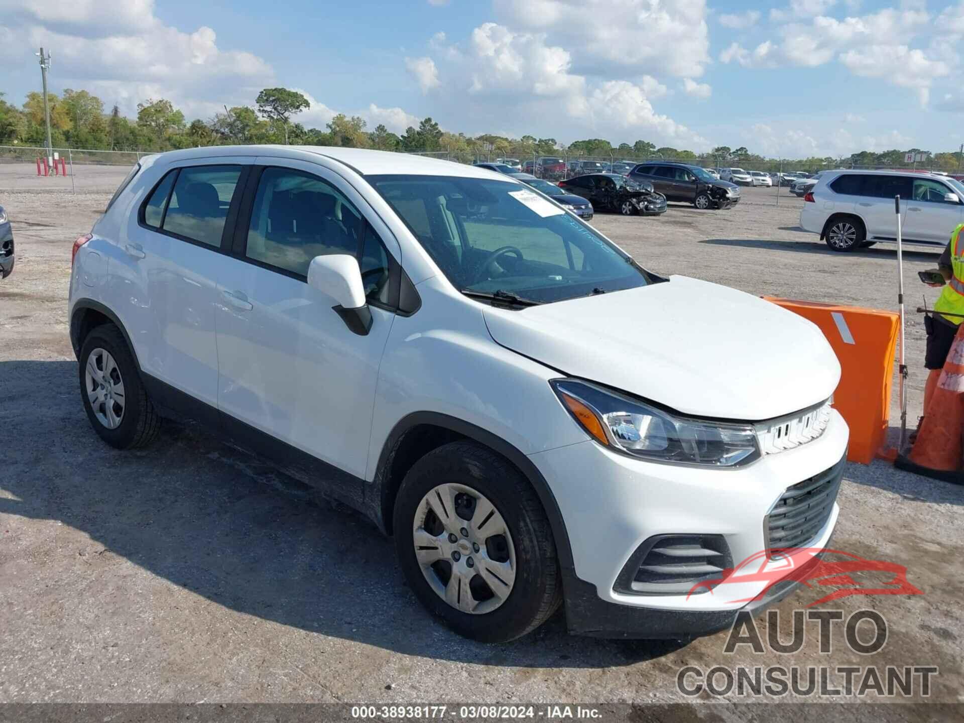 CHEVROLET TRAX 2017 - KL7CJKSB1HB204193