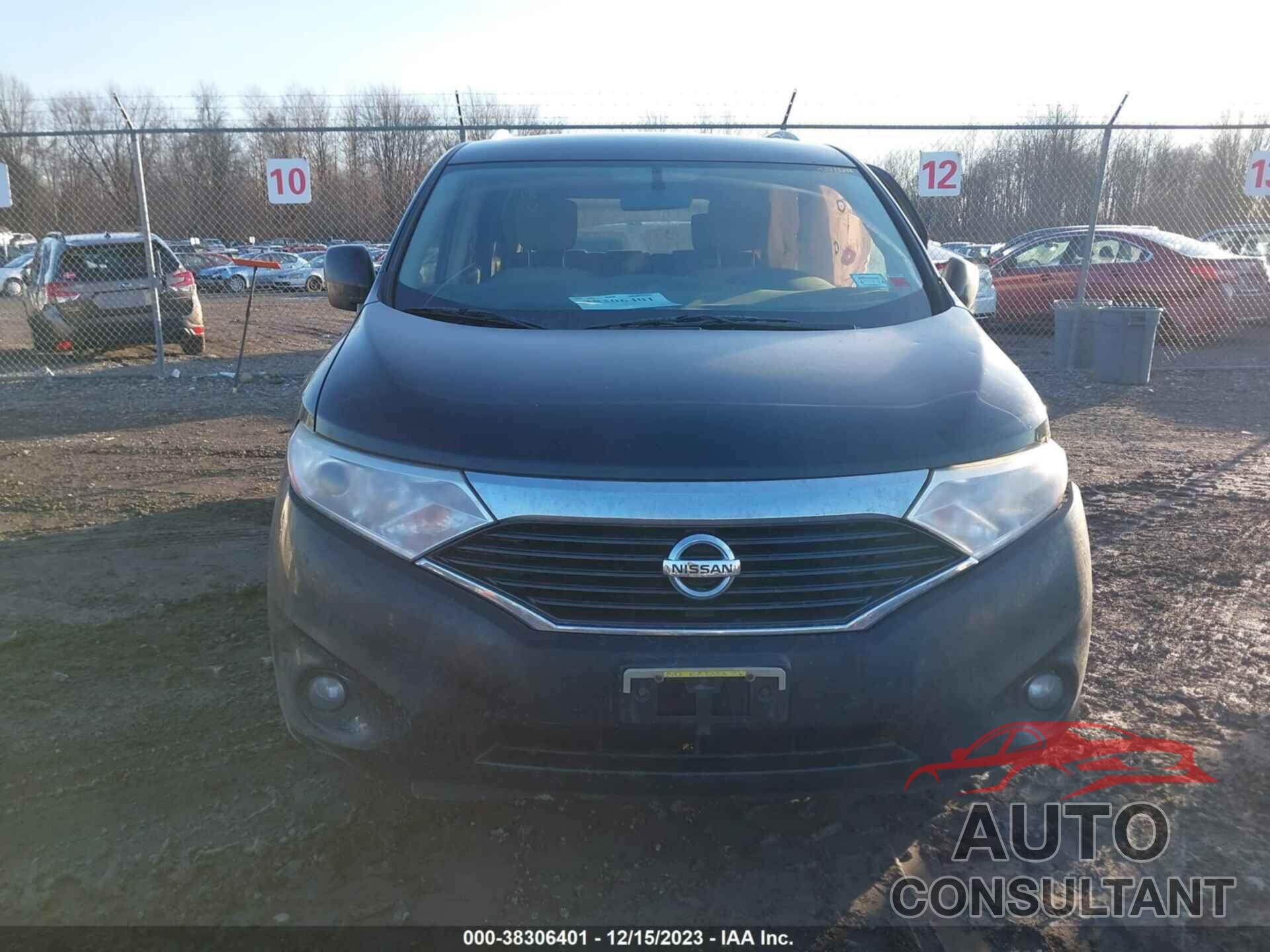 NISSAN QUEST 2016 - JN8AE2KP1G9150186