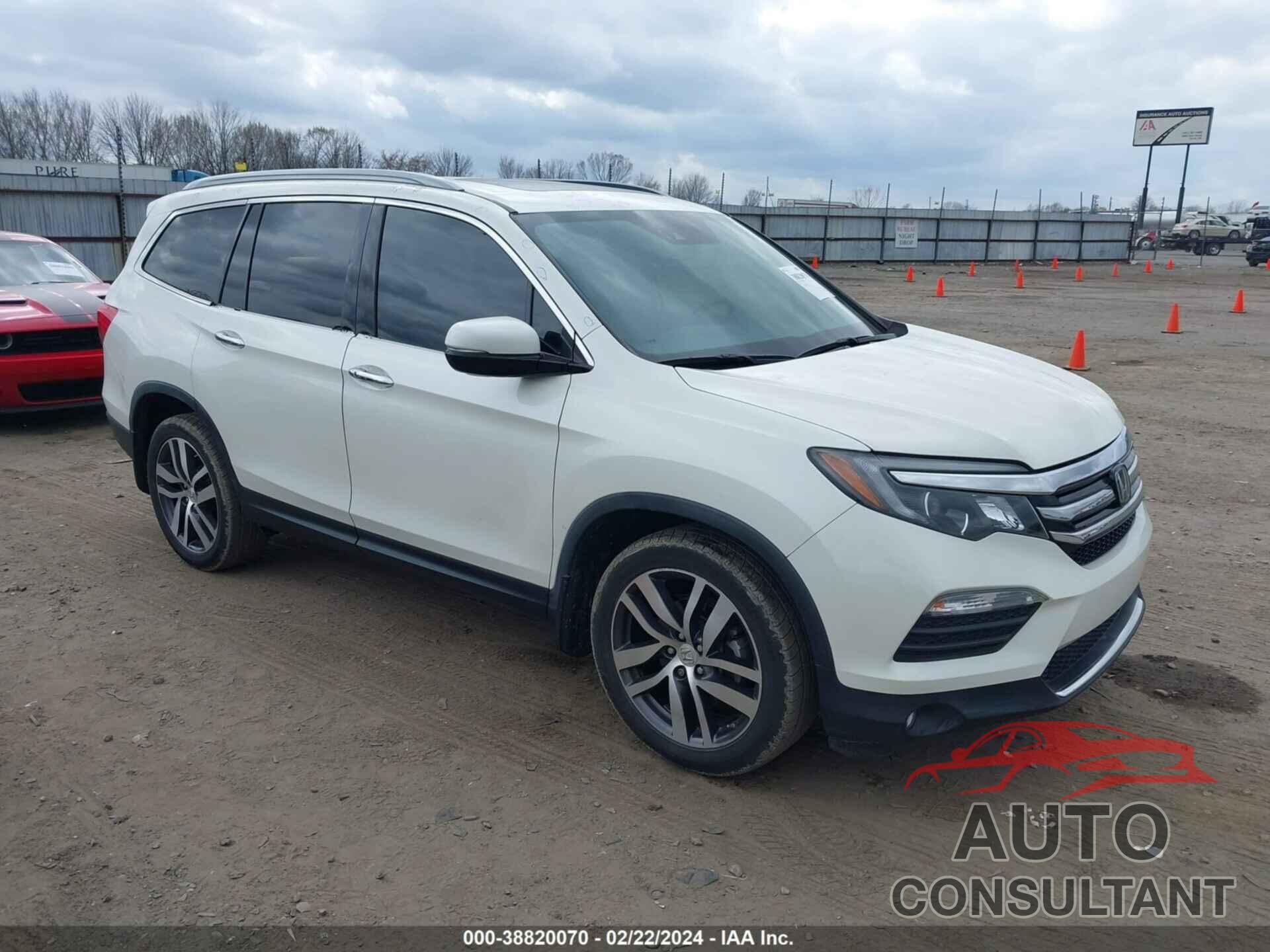 HONDA PILOT 2016 - 5FNYF6H08GB059298