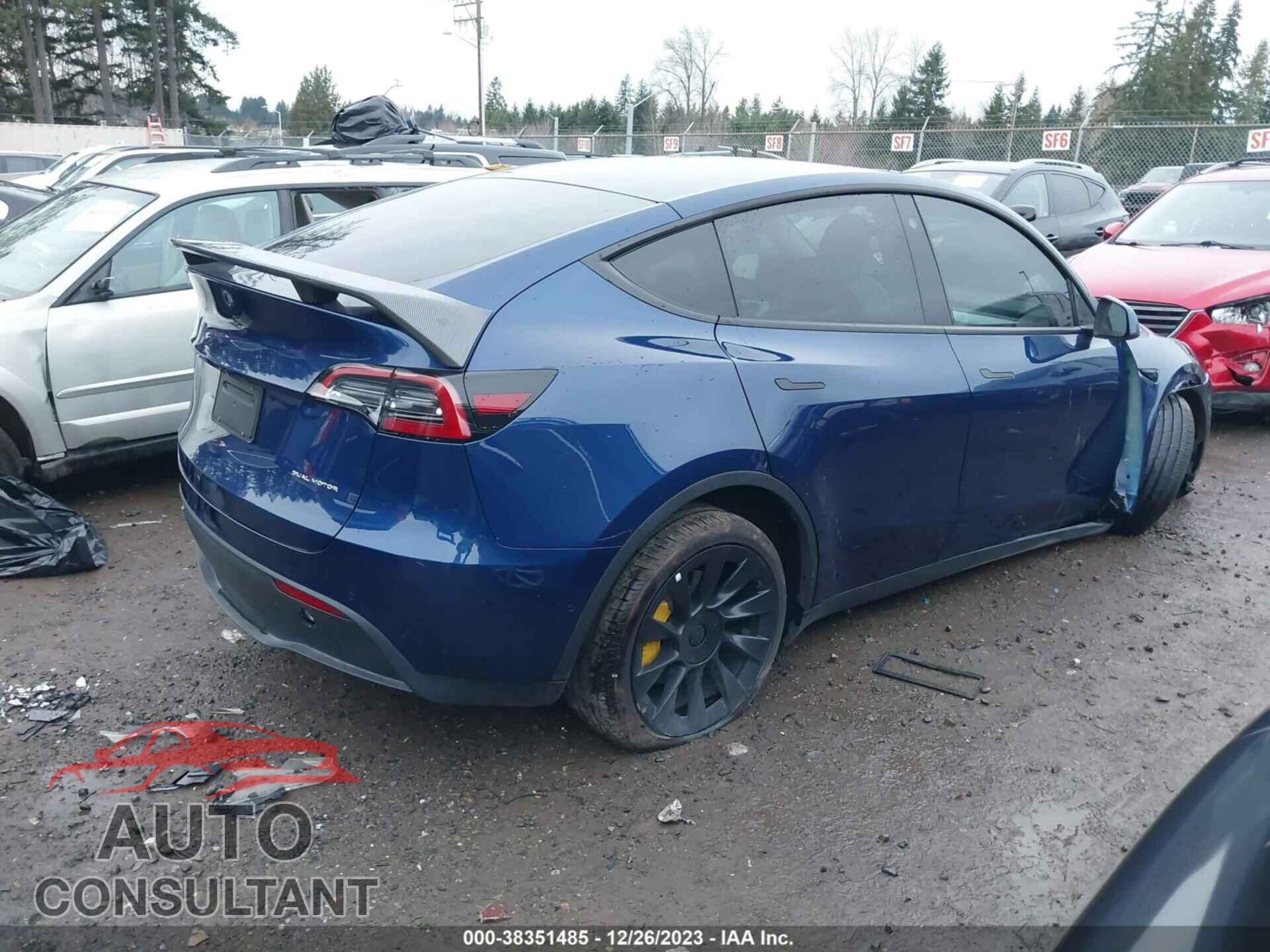 TESLA MODEL Y 2022 - 7SAYGDEEXNF433332